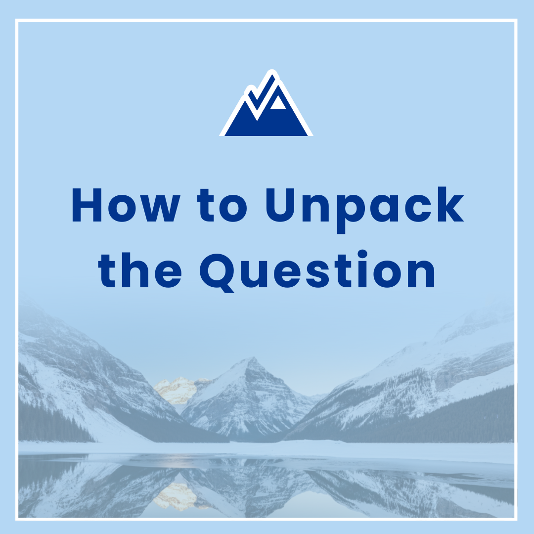 Answer He Question How to ‘Answer the Question’ — Pinnacle Learners