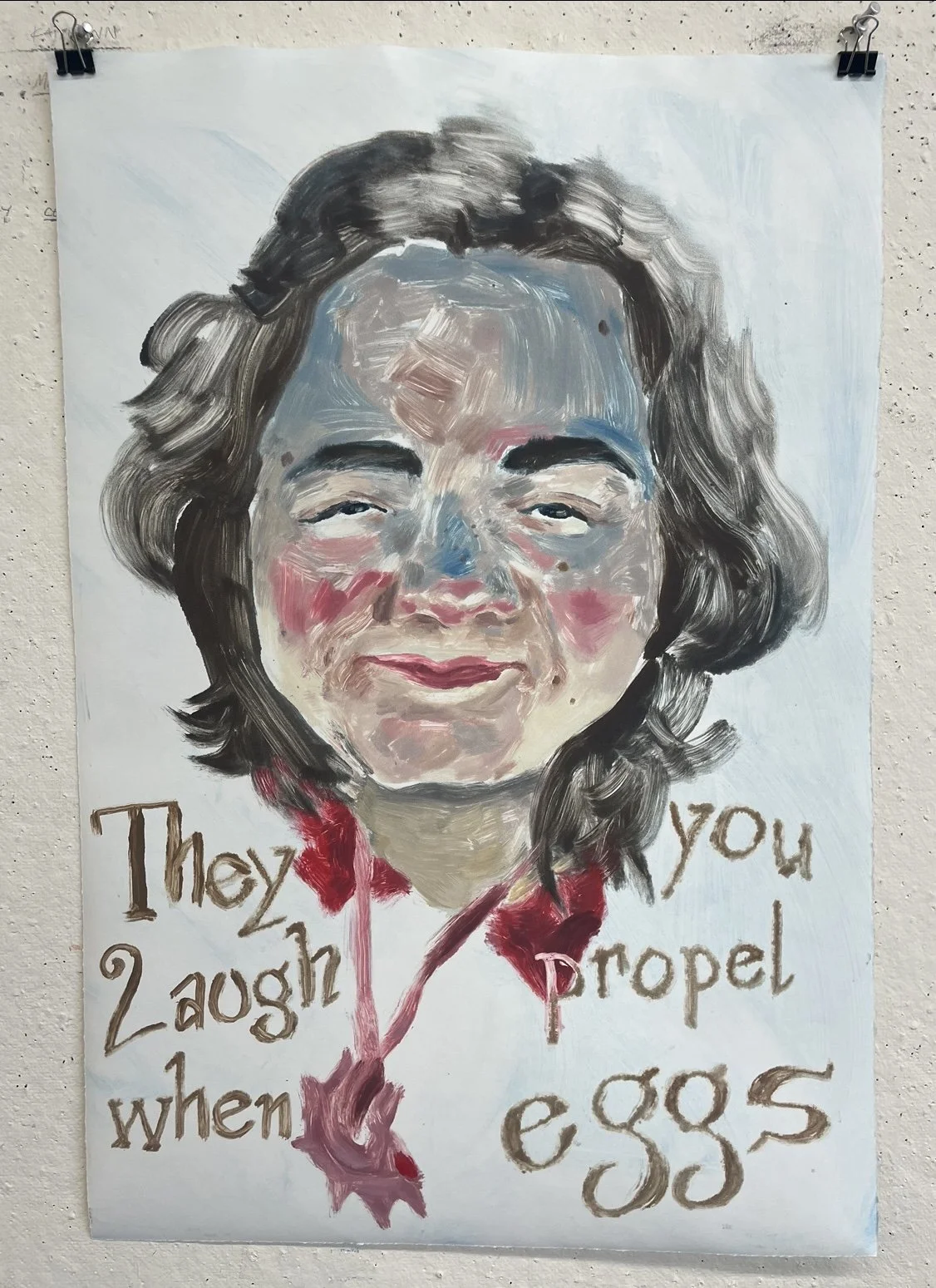 They Laugh when you propel eggs
