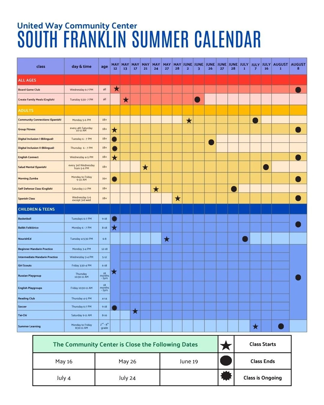 Calendario de verano de South Franklin.jpg