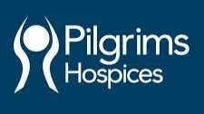 Logo of Pilgrims Hospices featuring a stylized figure with outstretched arms.