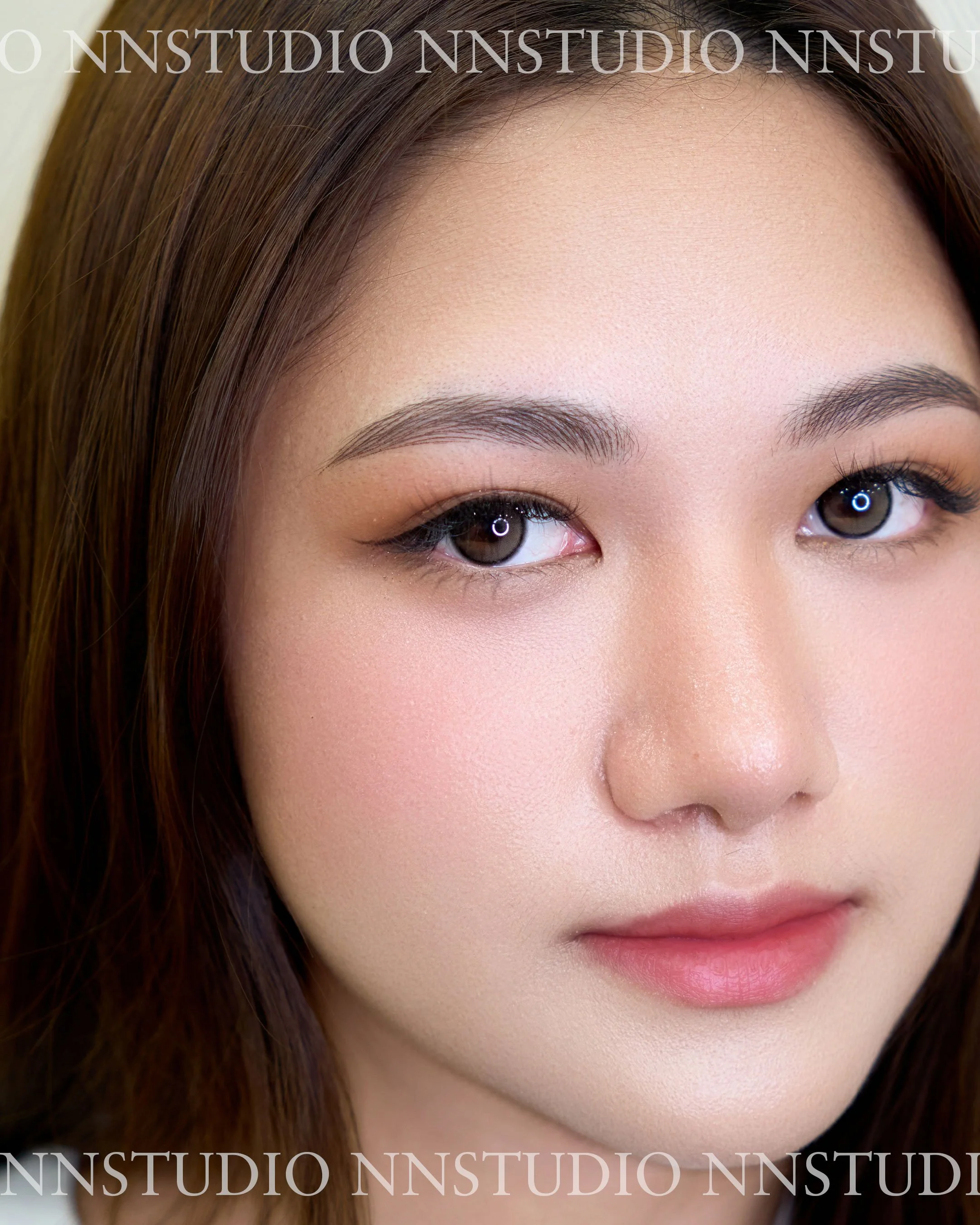 Natural nanoblading eyebrow embroidery in Singapore by nnstudio