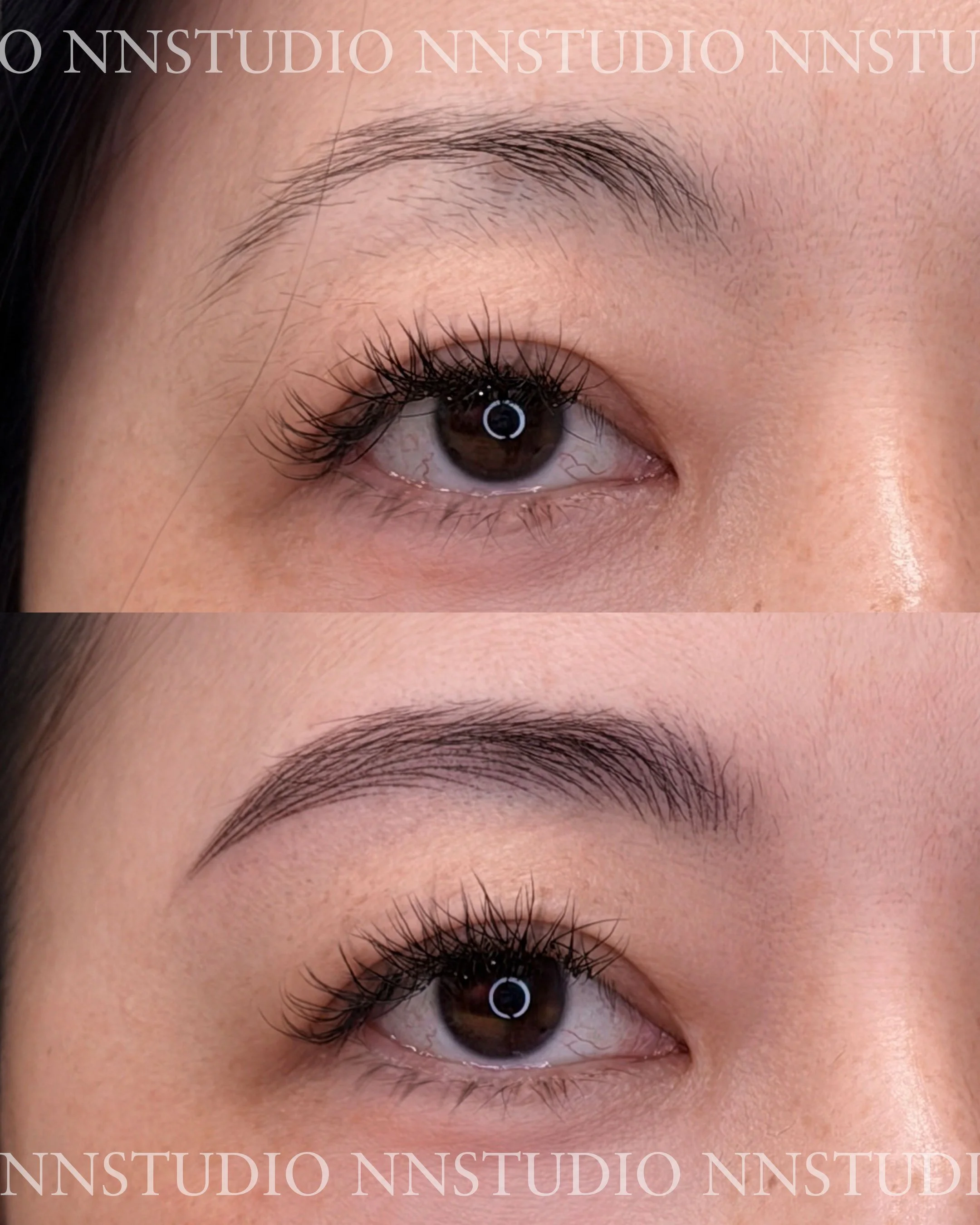 nanoblading before and after singapore embroidery studio nnstudio