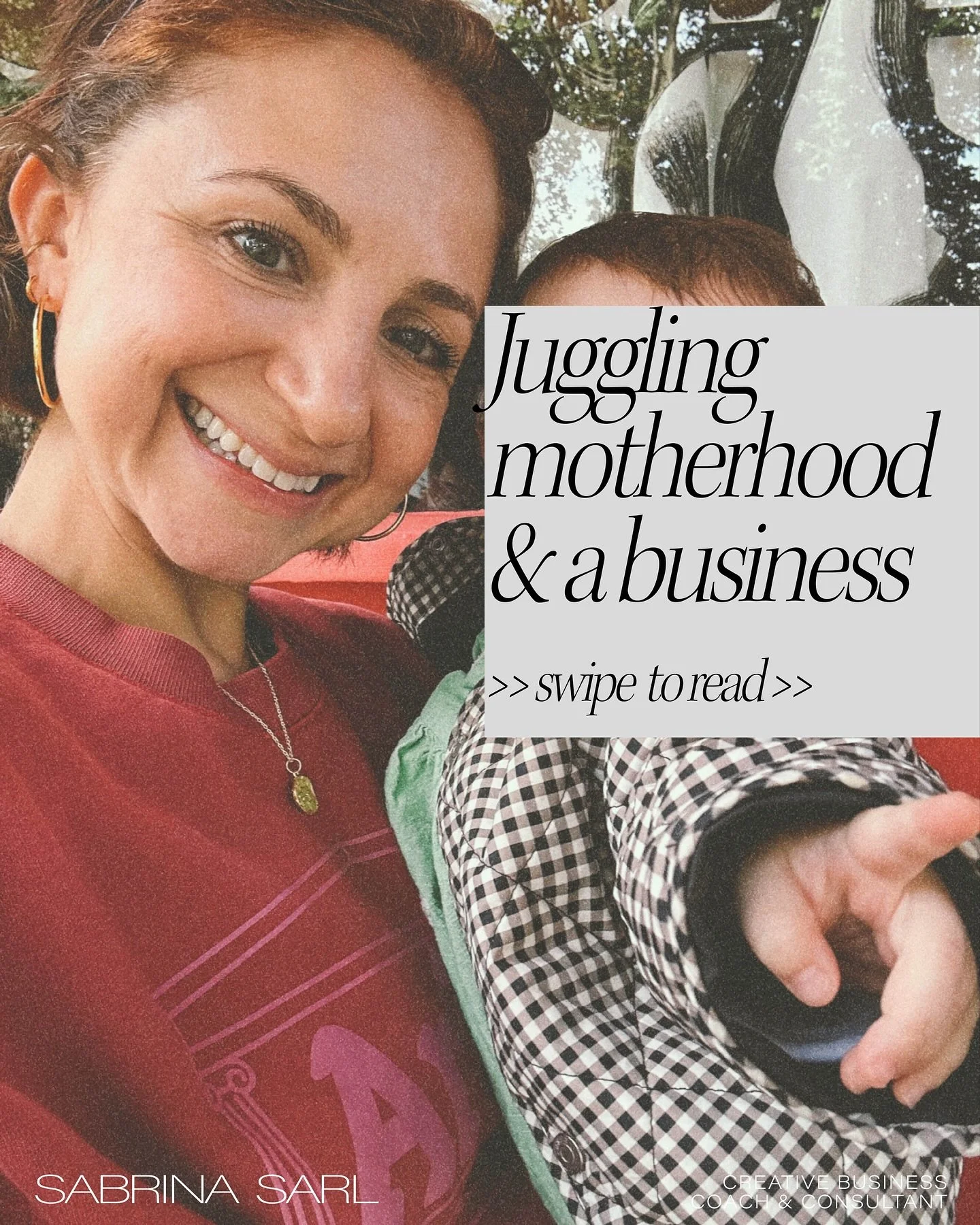 Juggling motherhood and a business isn&rsquo;t something I&rsquo;ve talked about publicly before.

But it&rsquo;s a truth that shapes how I plan my schedule, care for my clients, run my business, spend my energy.

I empower my clients to put a versio