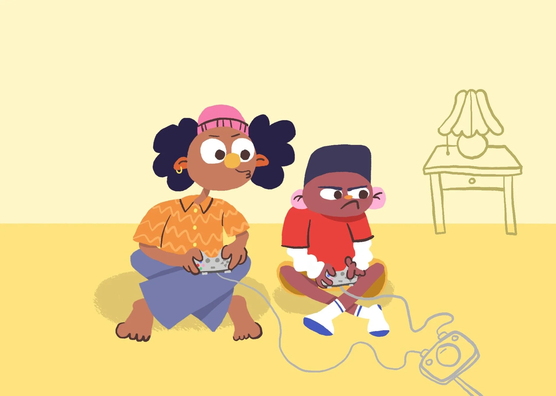 Playstation Gaming Nineties Nostalgia Illustration A5 Print