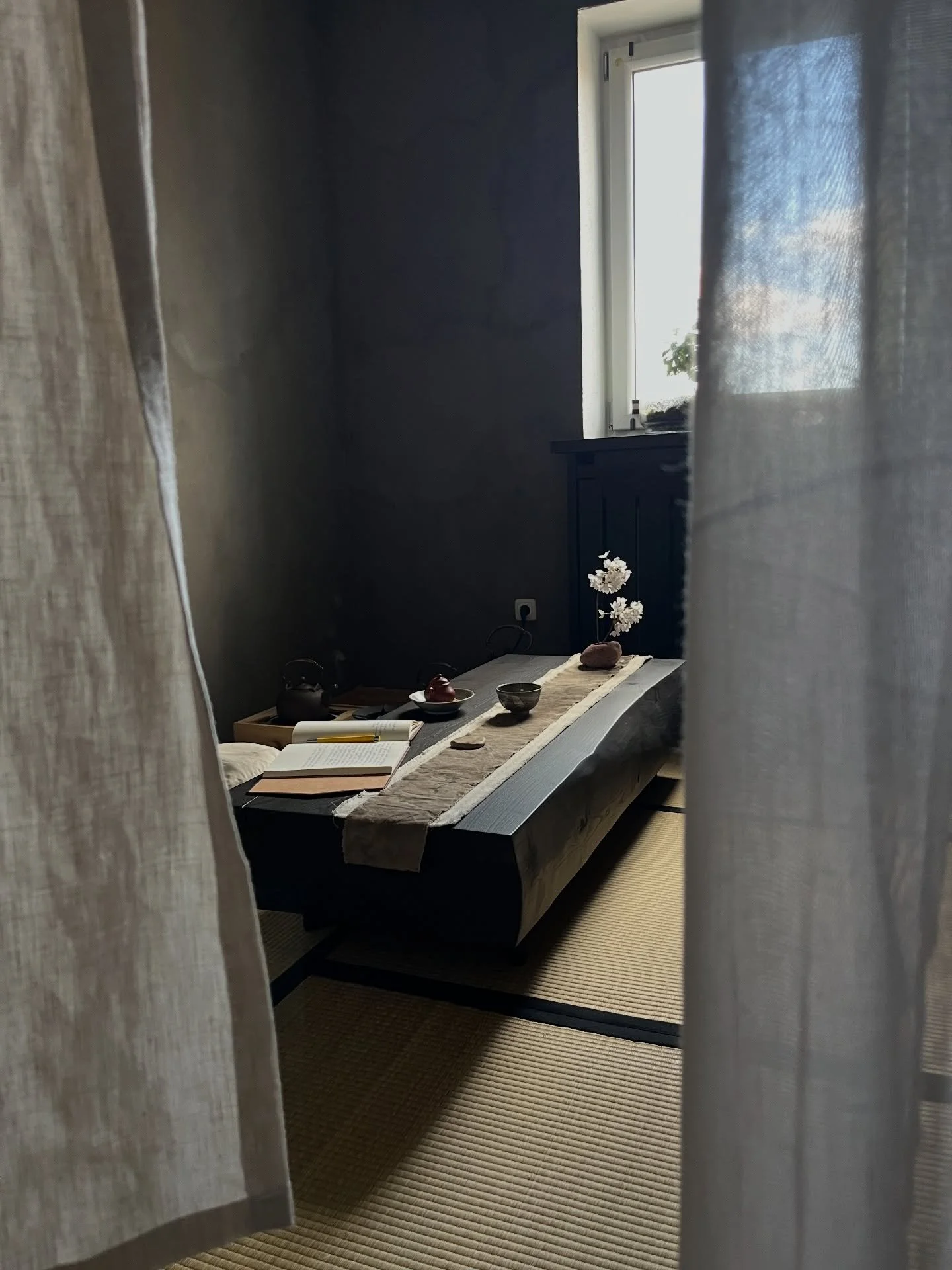 Between mountains and tea room 🌱🗻🧖🏾