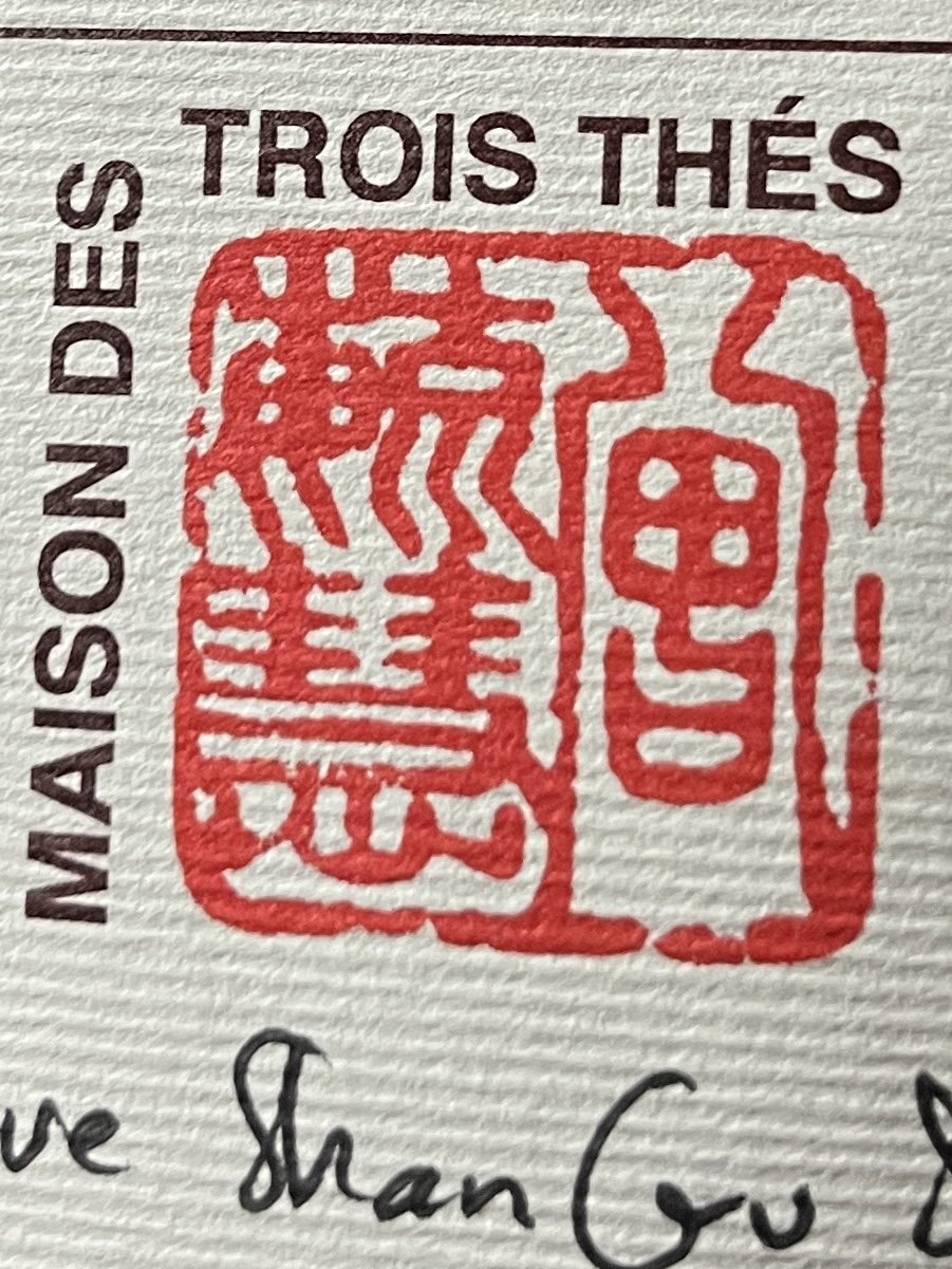 Tea at maison de trois thés, Paris