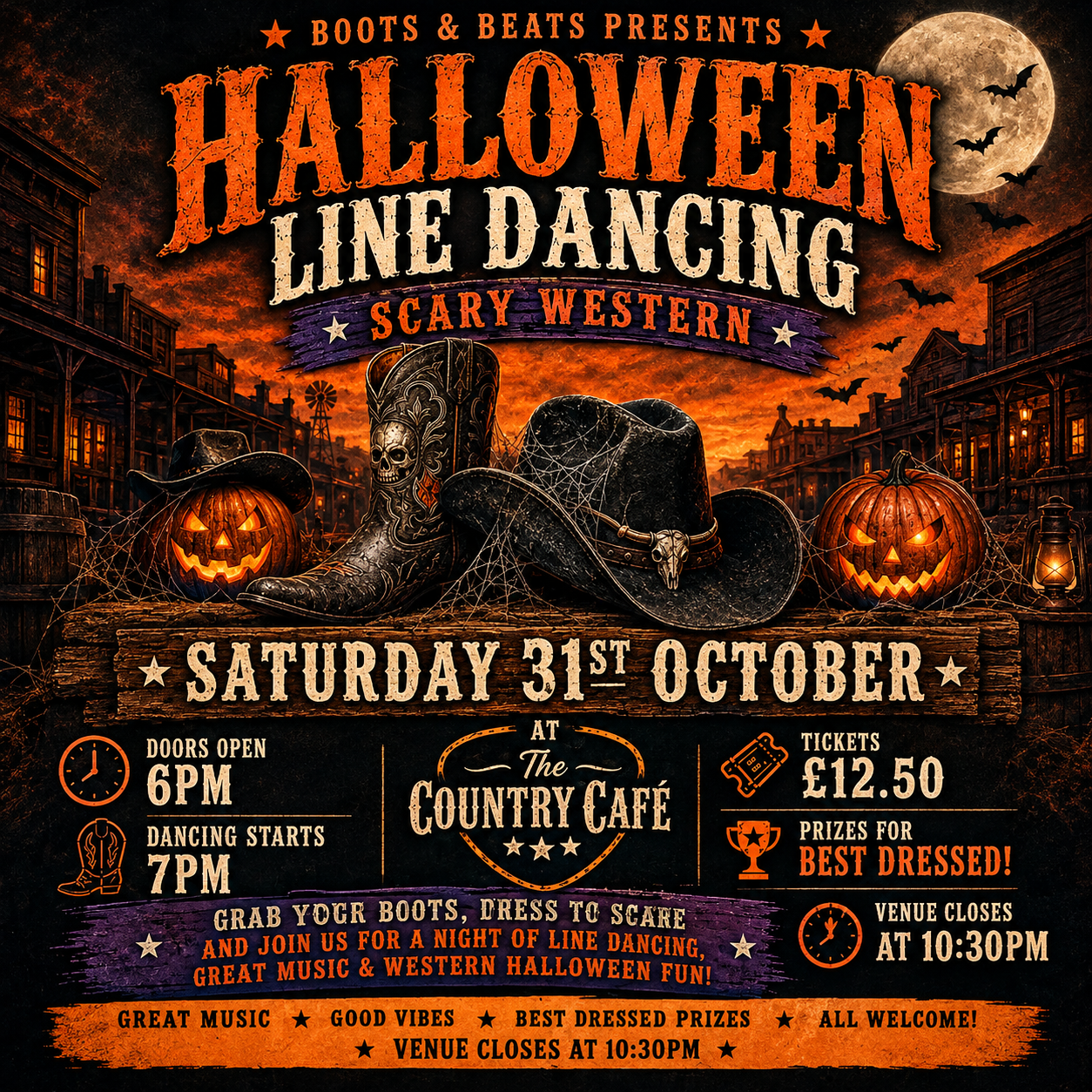 country music line dancing halloween