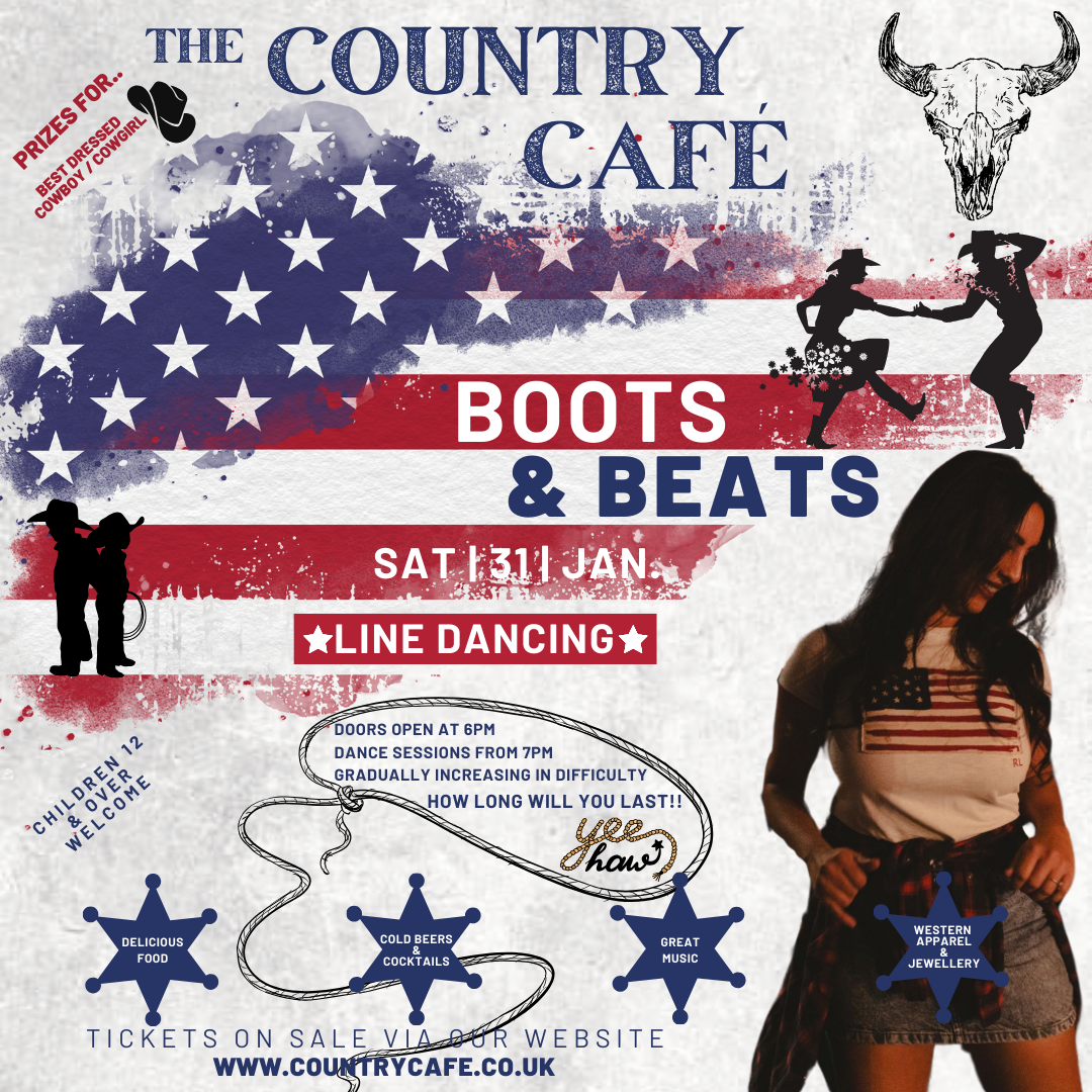 saturday january country blues music essex line dancing cowboy beer