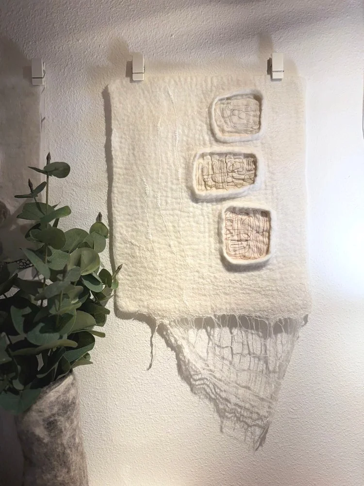 Wall Hanging with Surface Design