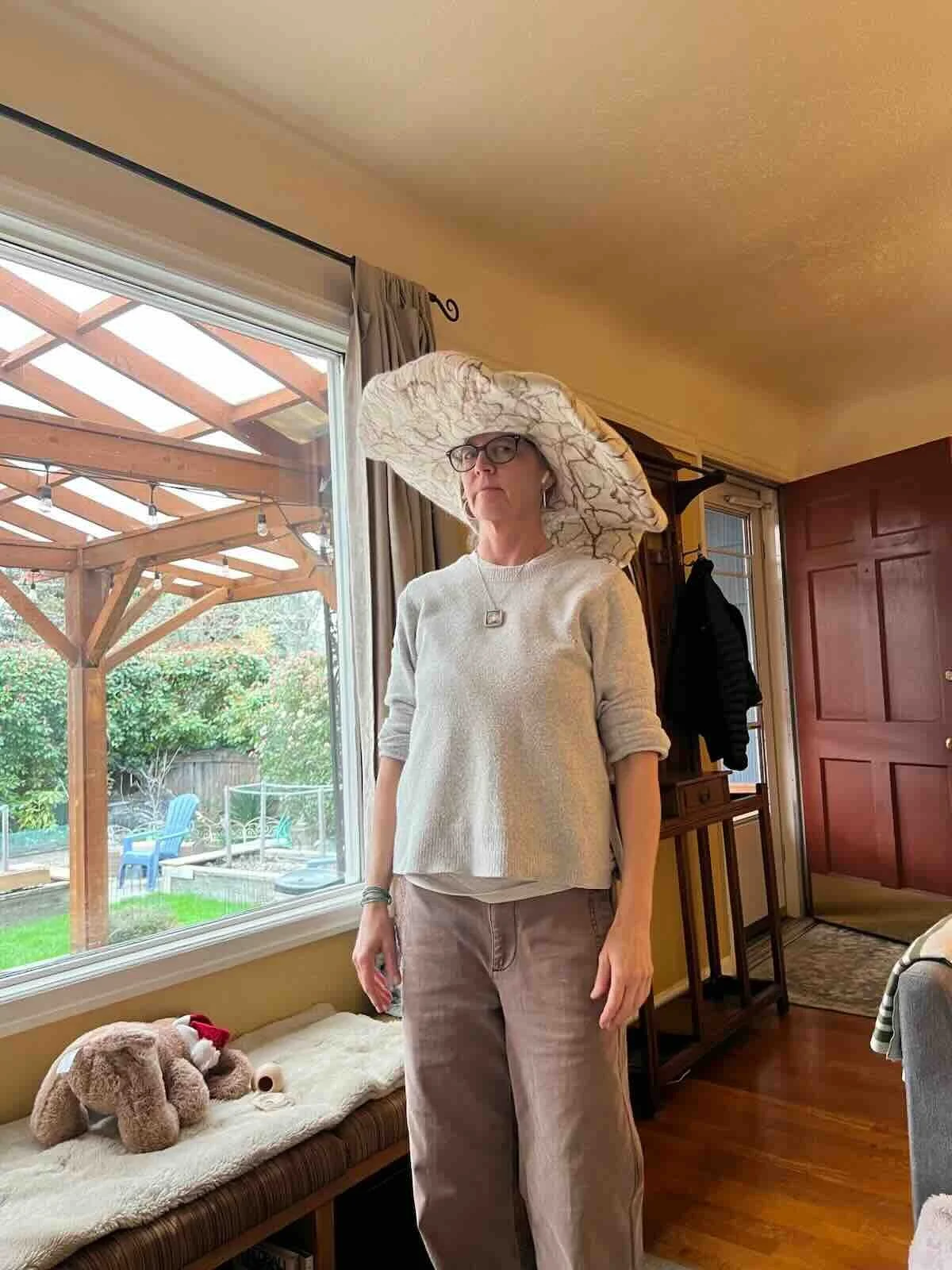 Or just make a mushroom hat!