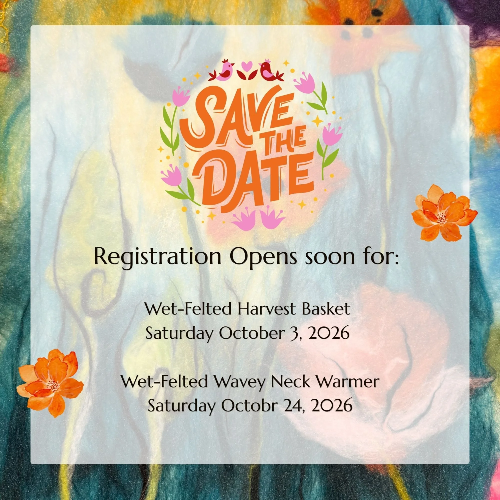 Save the Dates!