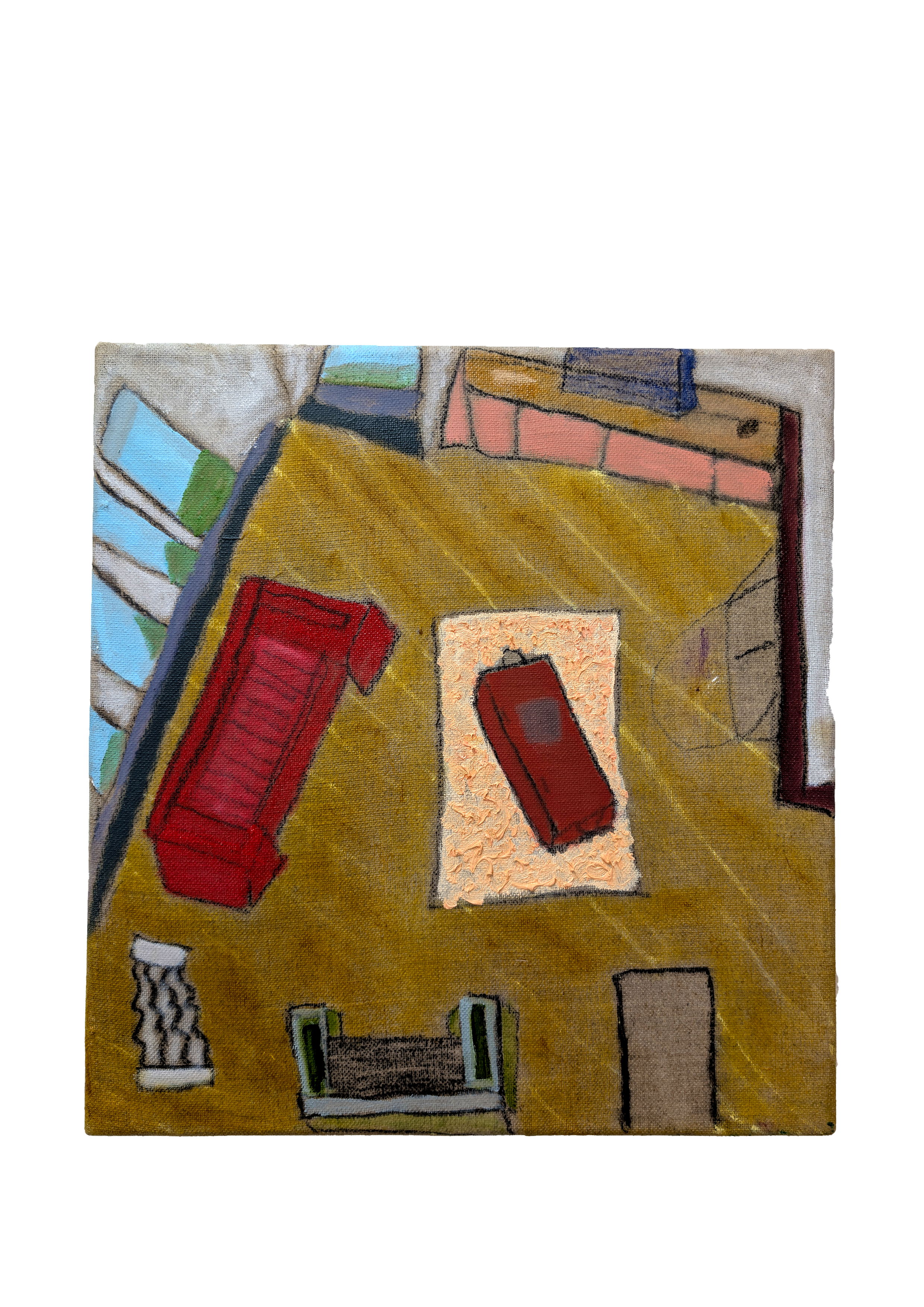 The living, 34,5 cm x 36, 5 cm