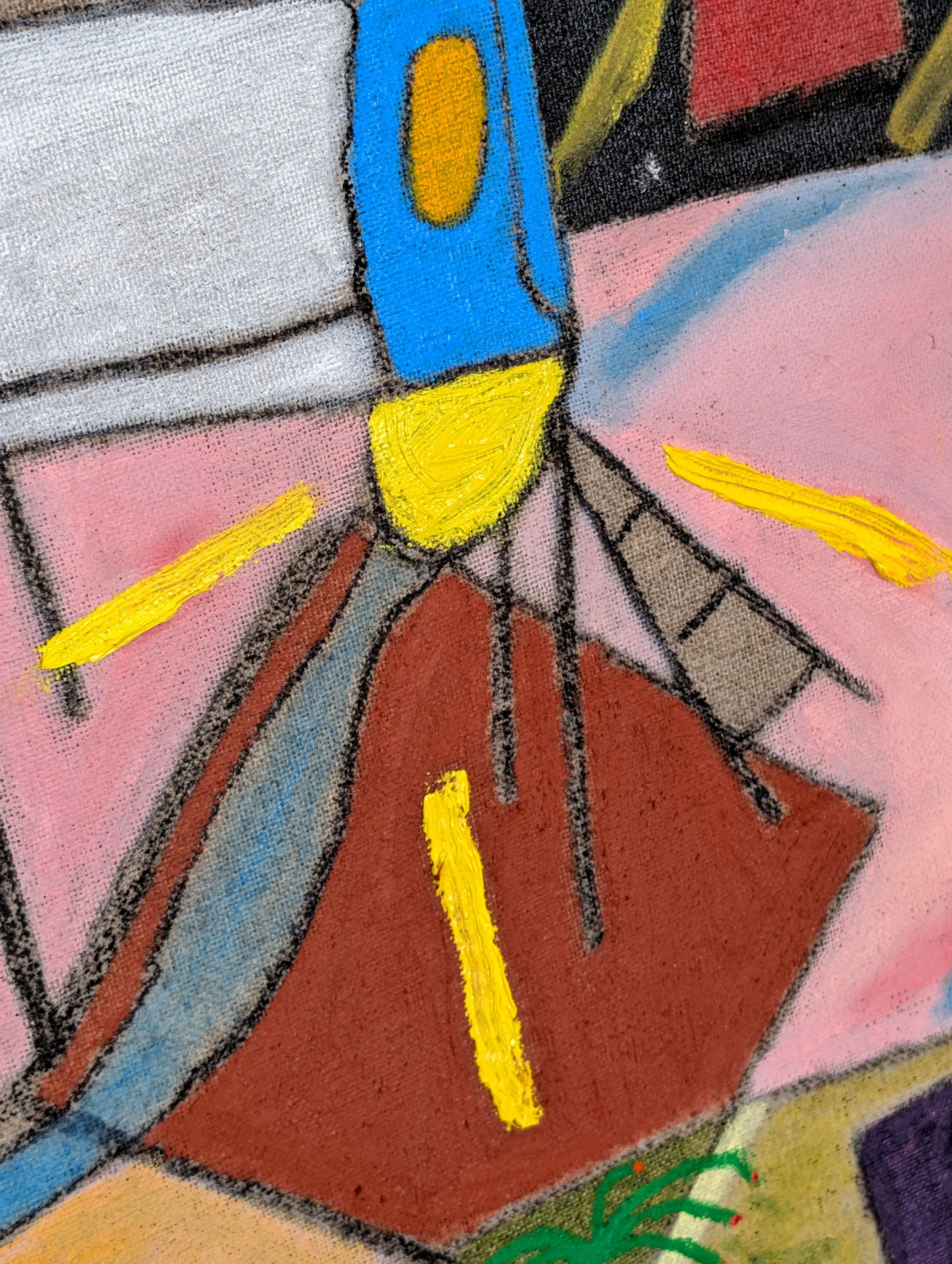 Until the sun touches my face again, 40 cm x 40 cm