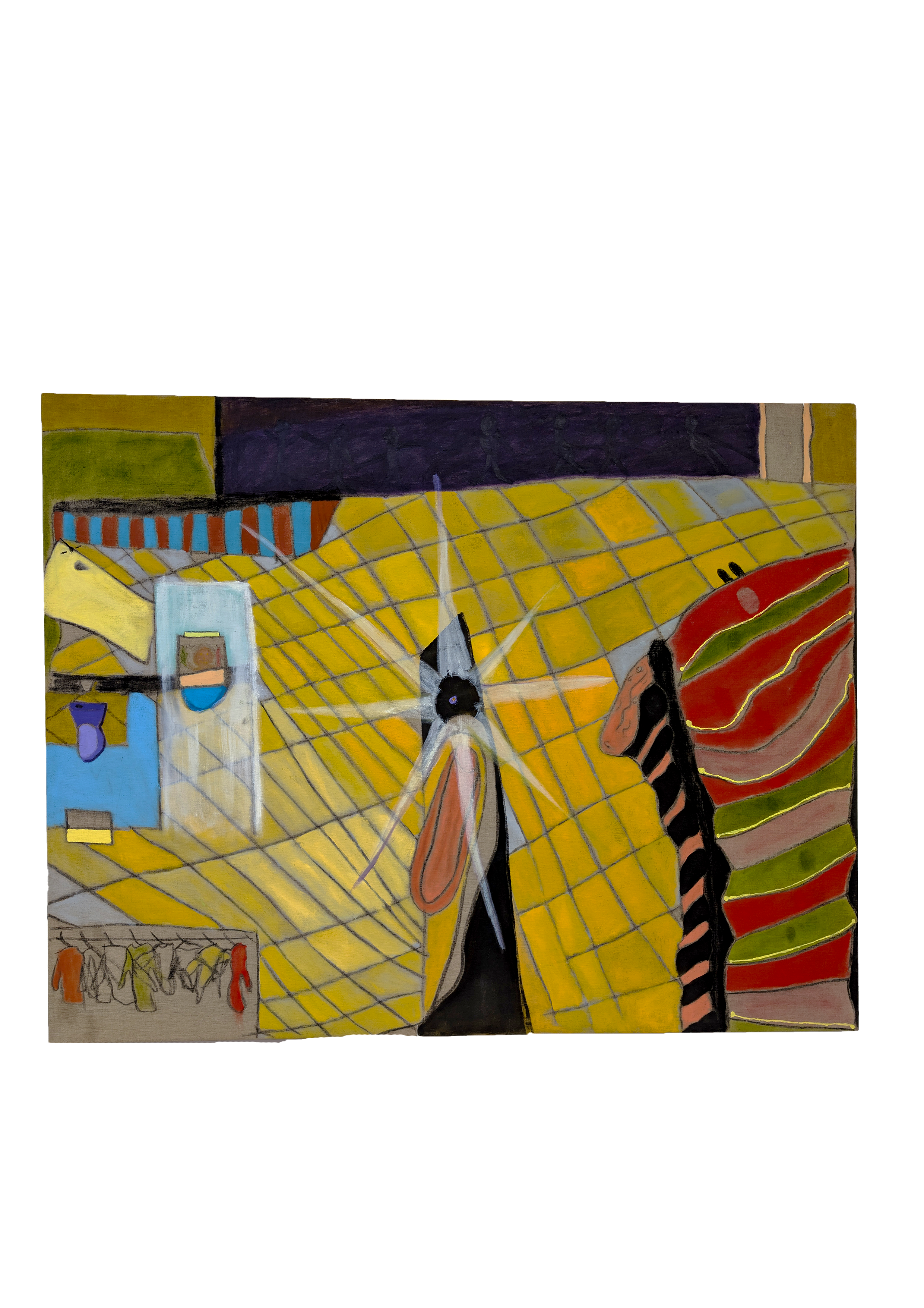 The foyer, 110 cm x 140 cm