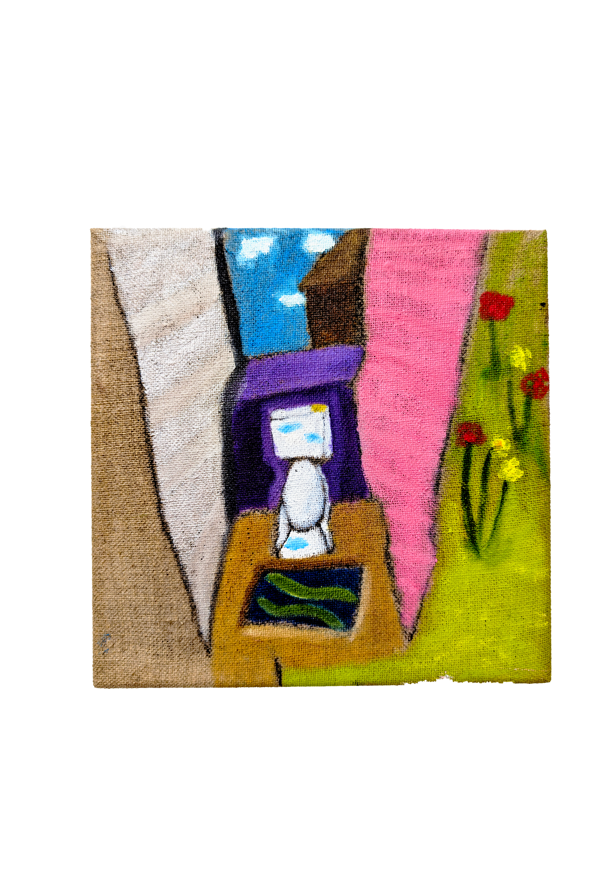 The loo, 20 cm x 20 cm