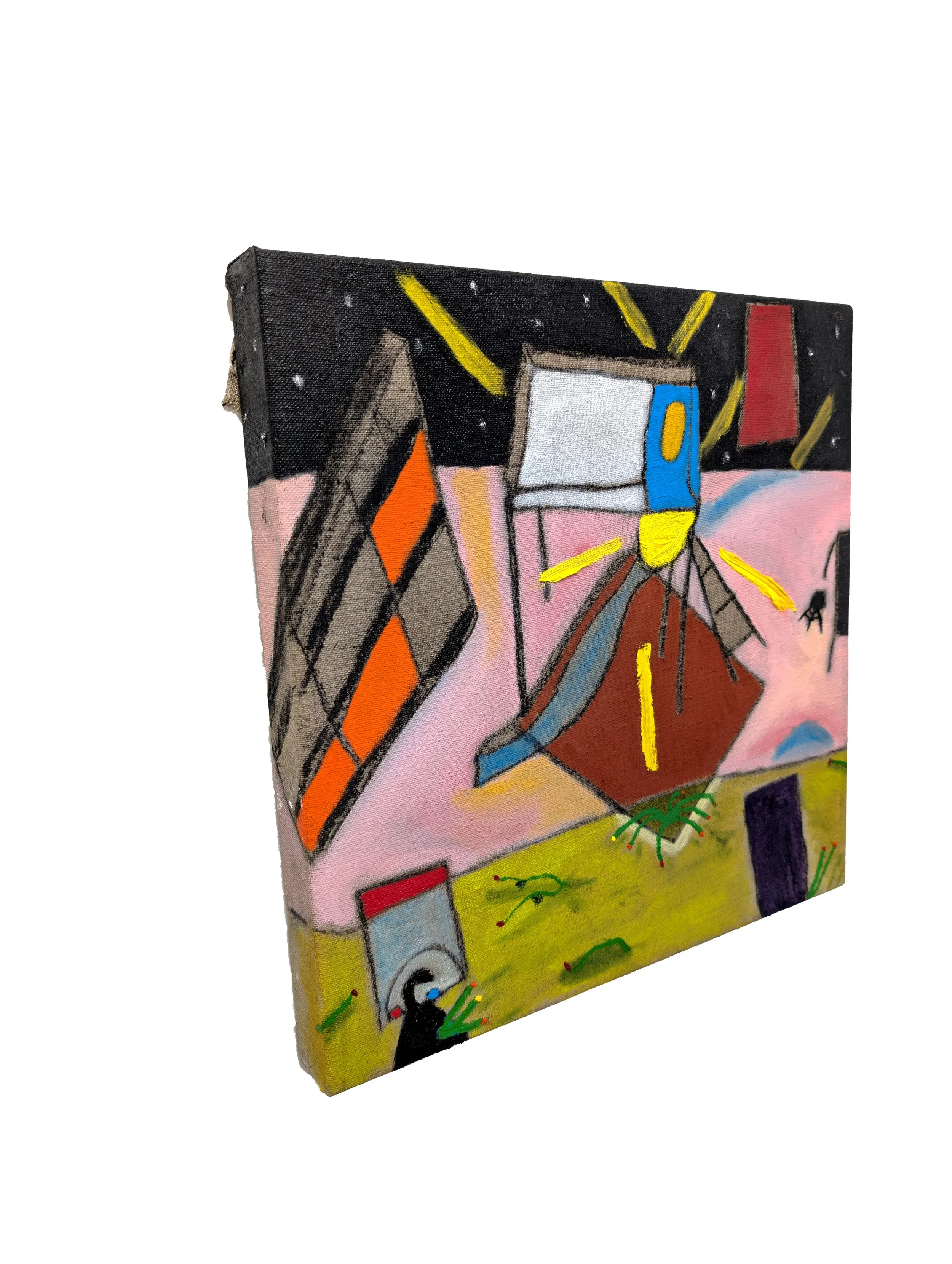 Until the sun touches my face again, 40 cm x 40 cm