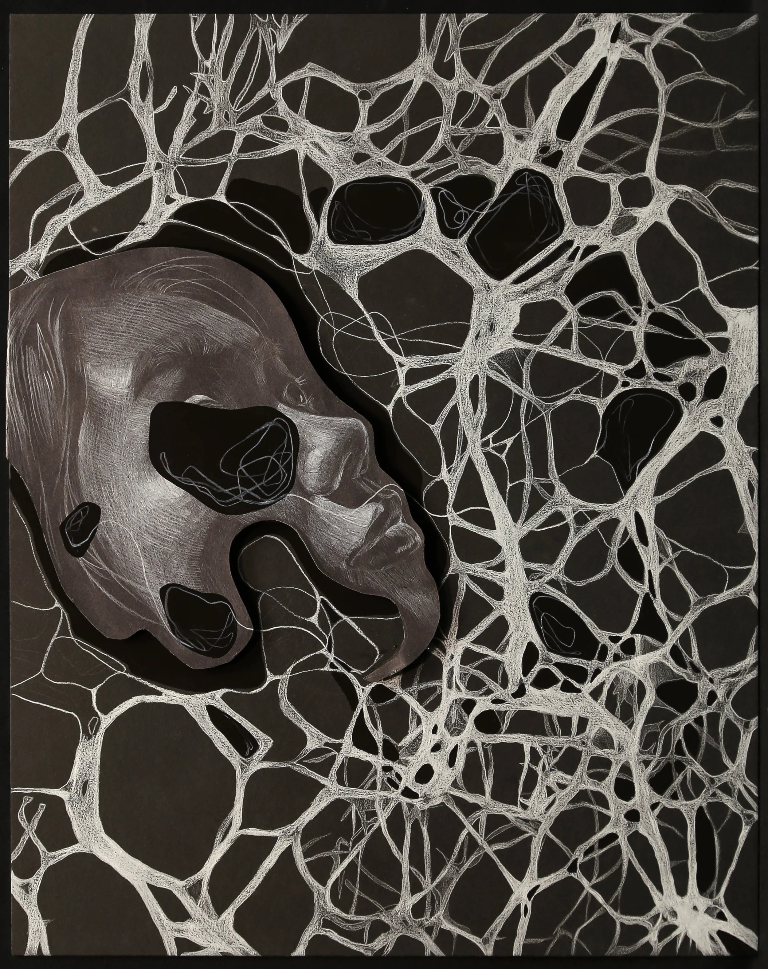 Tangled Consciousness, 20" x 16"