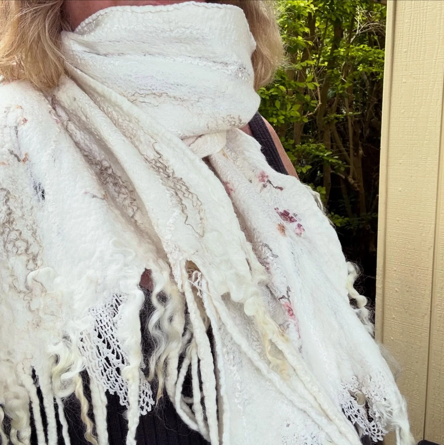 Loving this scarf so much, that I am going to make a coat to match it 🤩