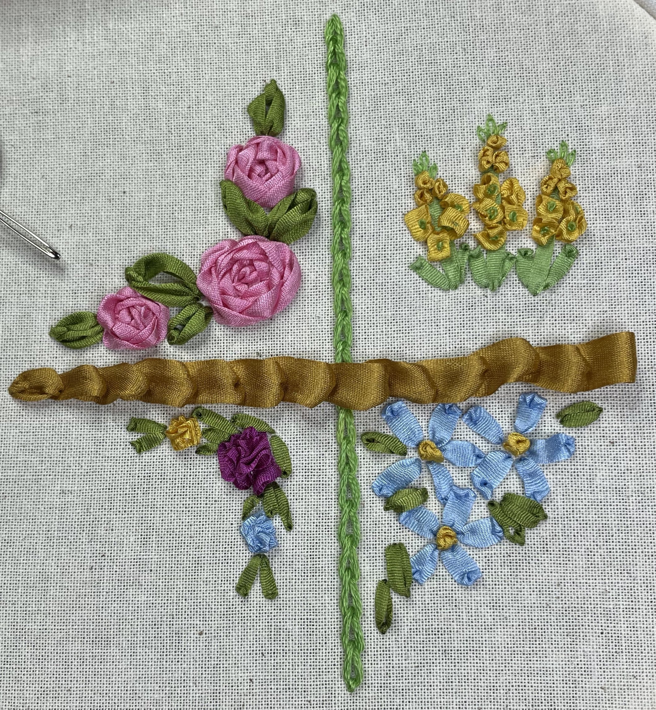 SUMMER SCHOOL Beginning Ribbon Embroidery
