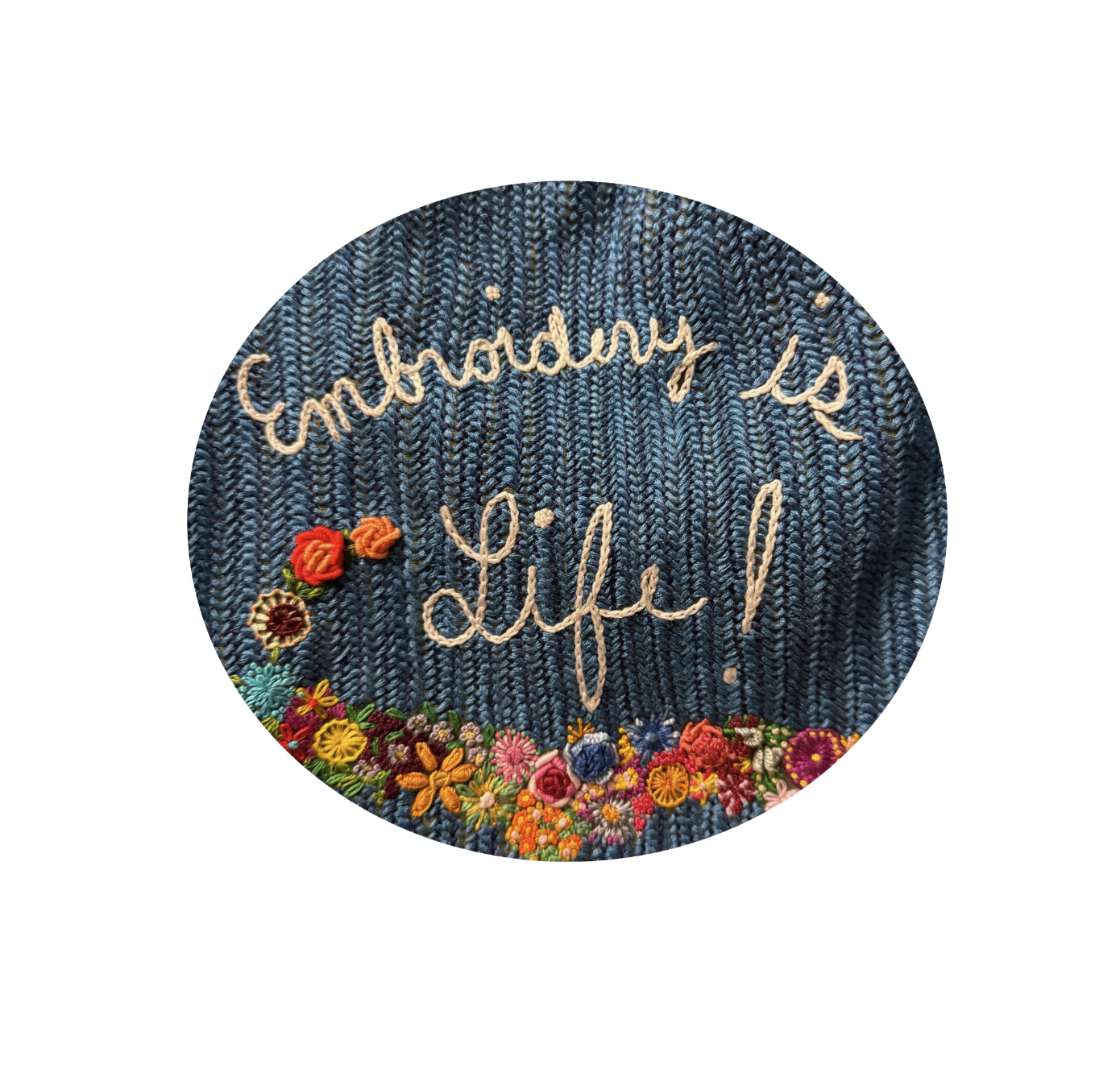 How to Embroider Lettering