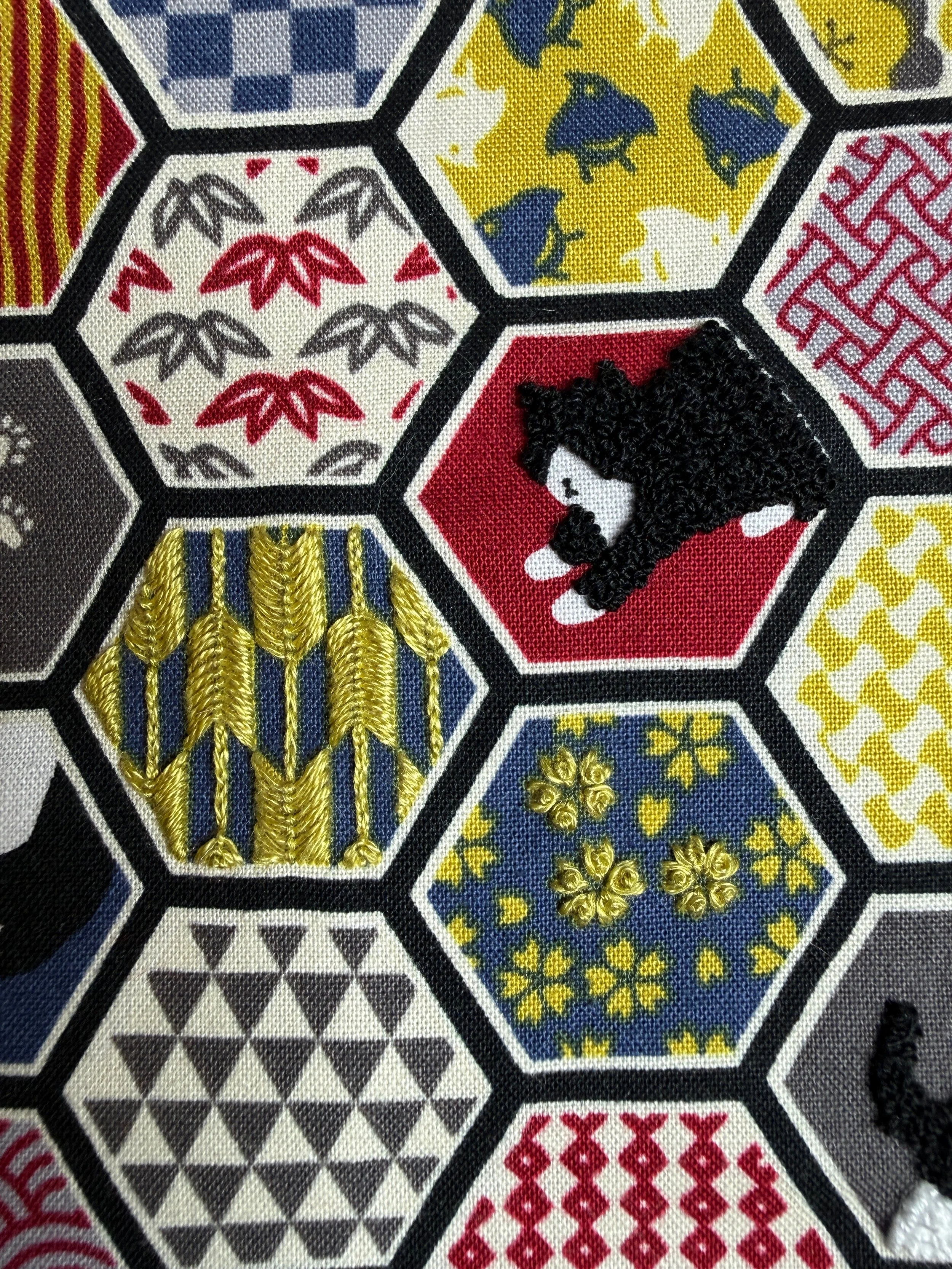 Beginning Embroidery - Embellishing Prints