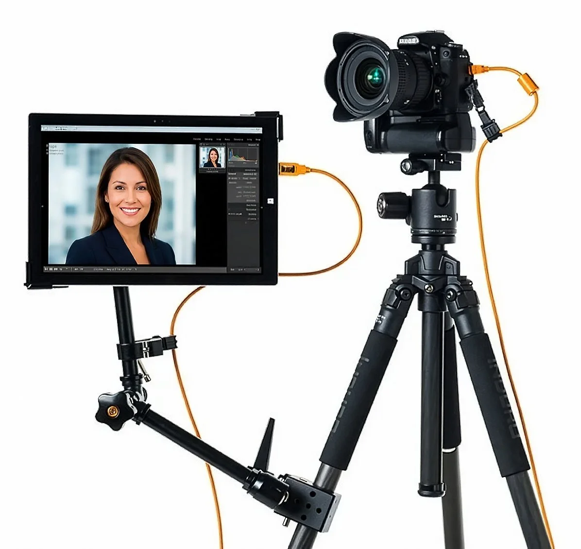 Live tethered capture setup