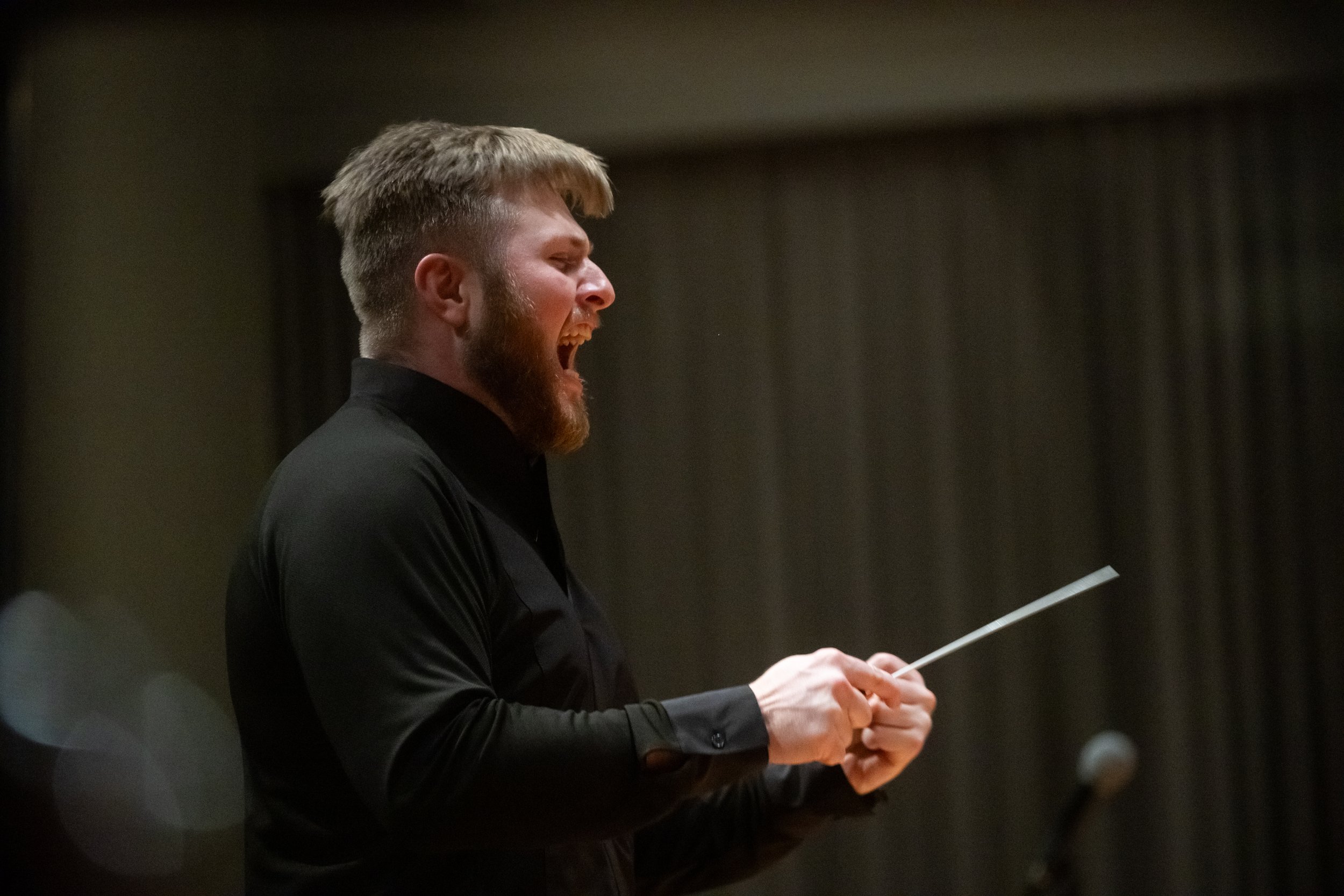Trombone Choir – Chris Evan Hass Premiere, Through the Vaulting Skies (Click image for Video)