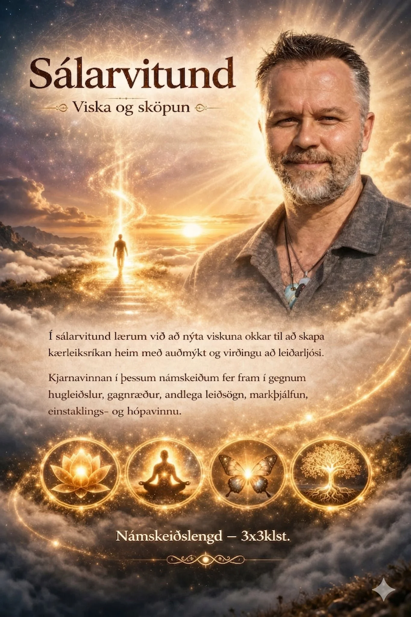 Sálarvitund – Viska og sköpun - þriðja kvöldið