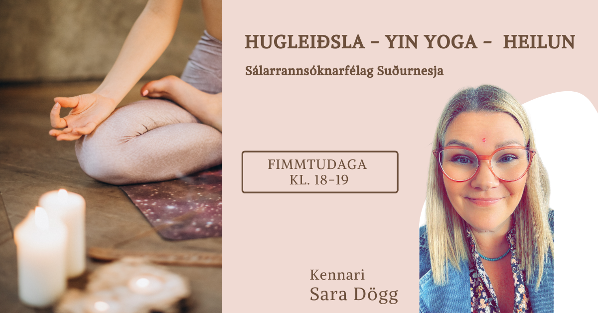 Hugleiðsla - yin yoga & heilun 2 af 4