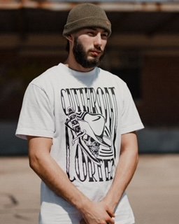 OG CUTTHROAT CORTEZ WHITE TEE -LIMITED SUPPLY AVAILABLE