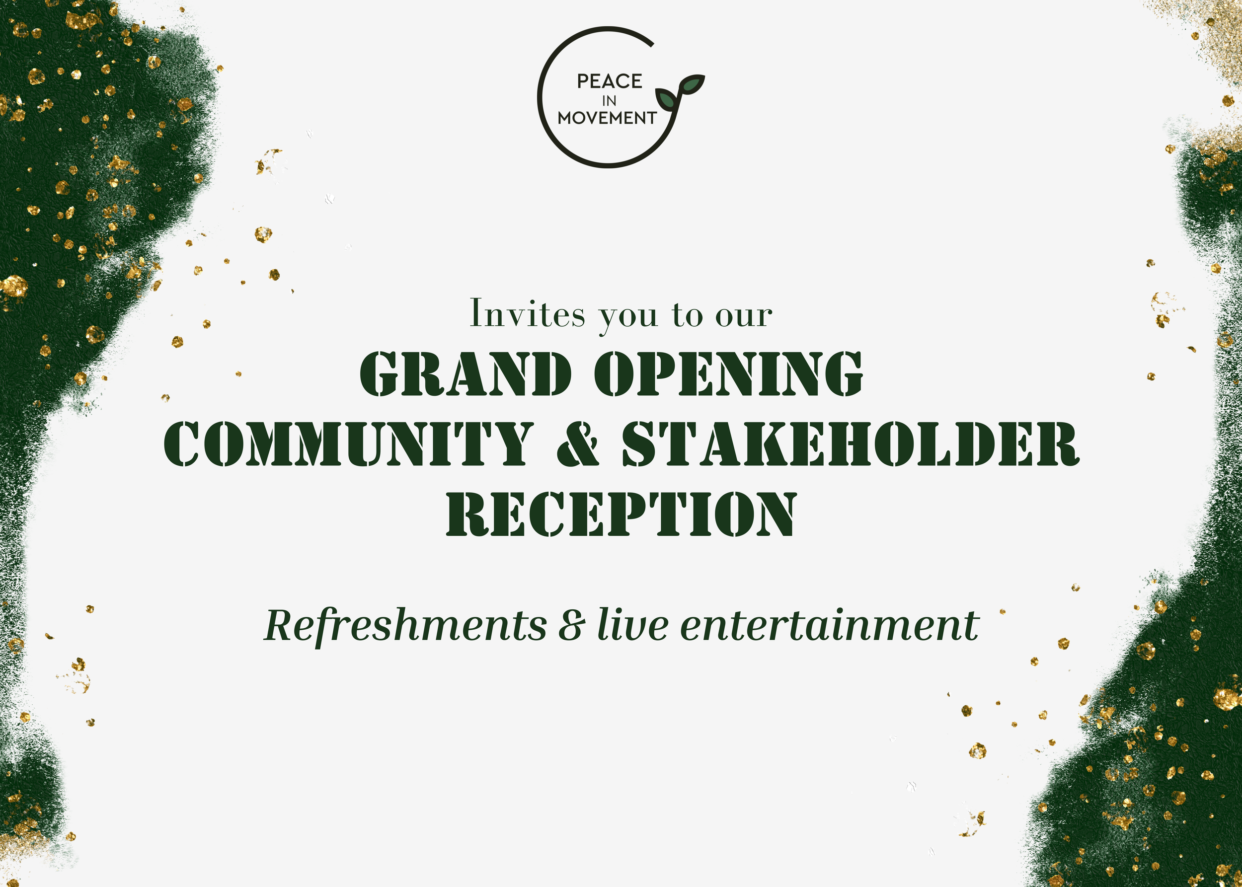 Grand Opening Stakeholder & Community Reception
