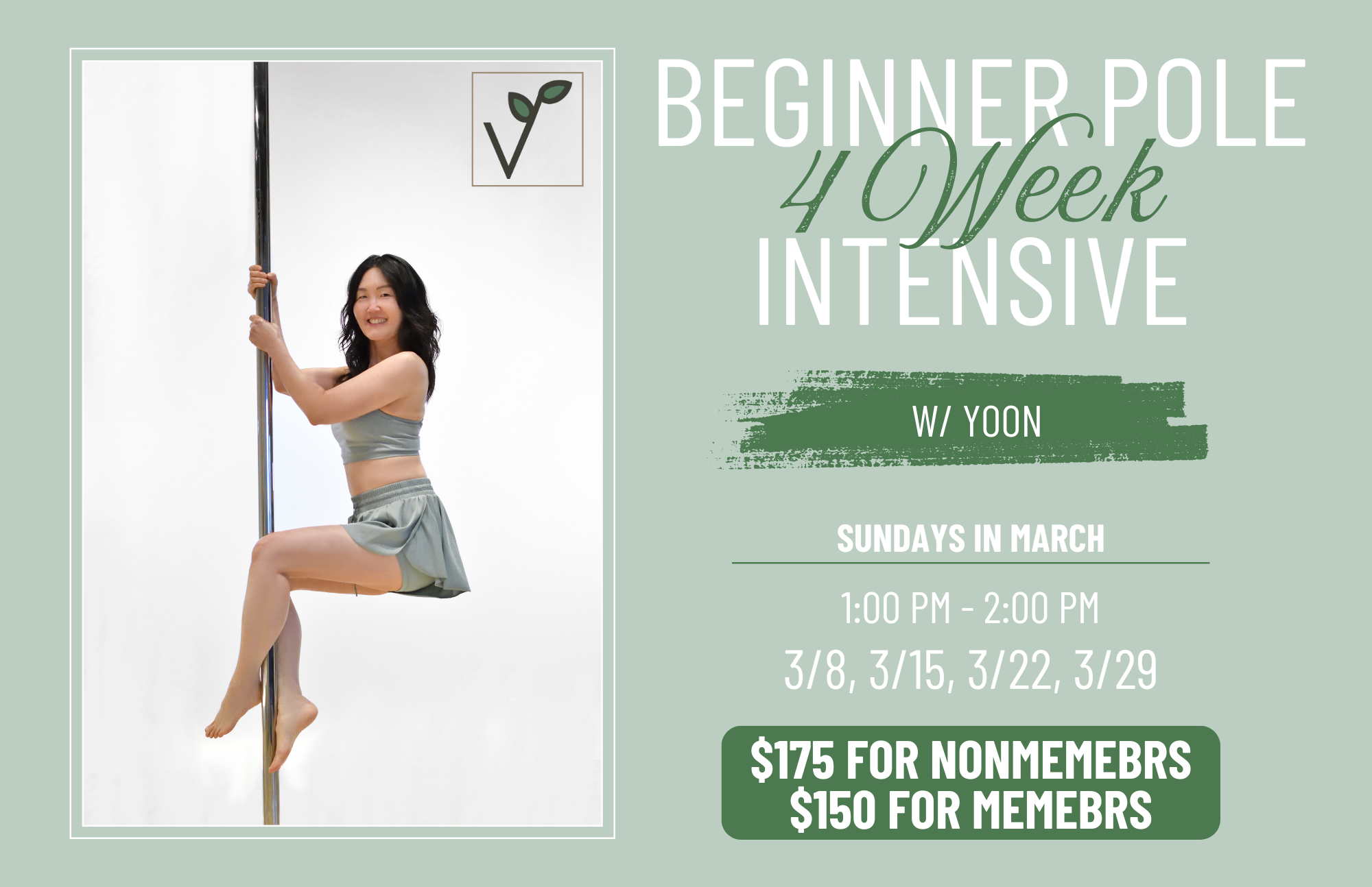 4 Week Beginner Intensive w/ Yoon