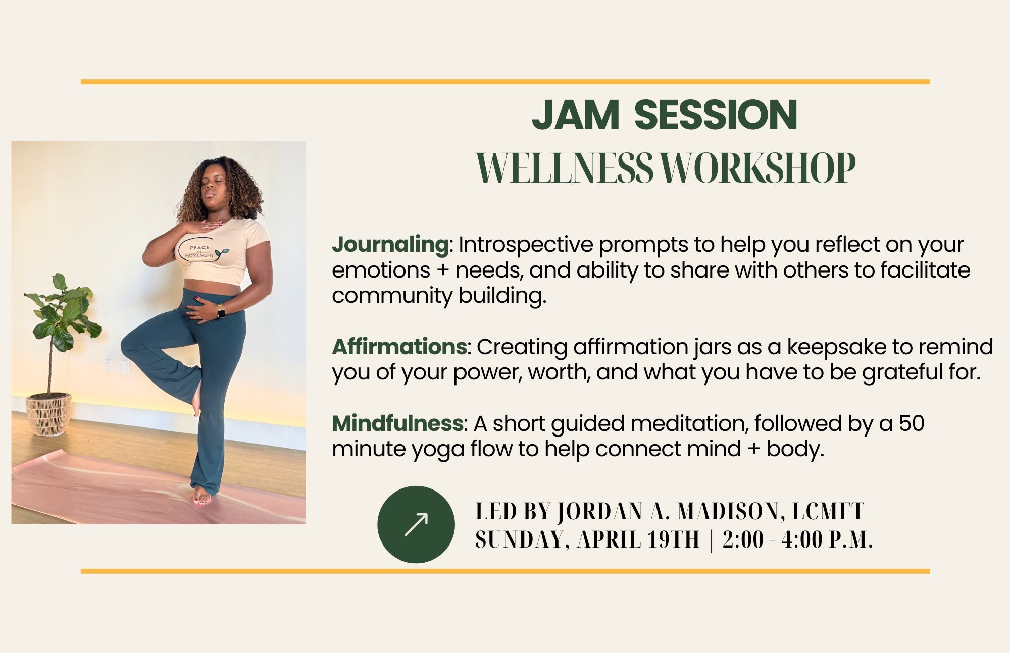 JAM Session: Earth Day &amp; Stress Awareness Month Edition