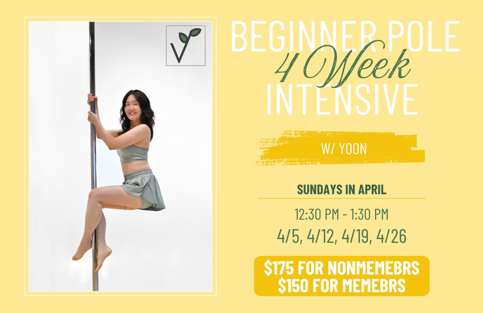 4 Week Beginner Intensive w/ Yoon 