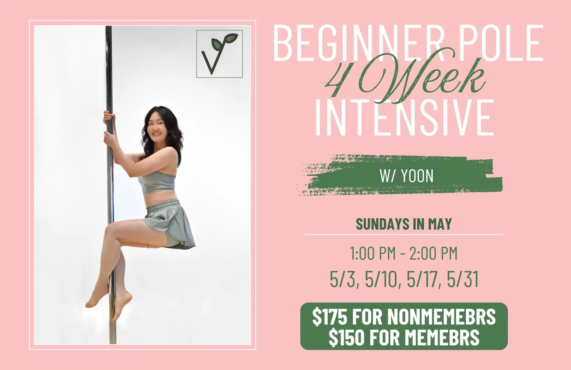4 Week Beginner Intensive w/ Yoon