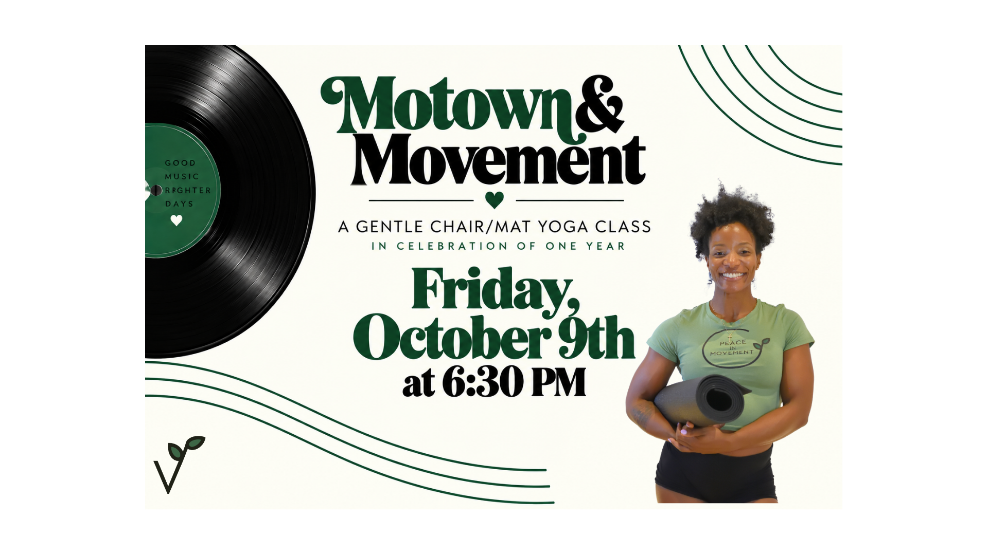 Motown & Movement: A Gentle Chair/Mat Yoga Class
