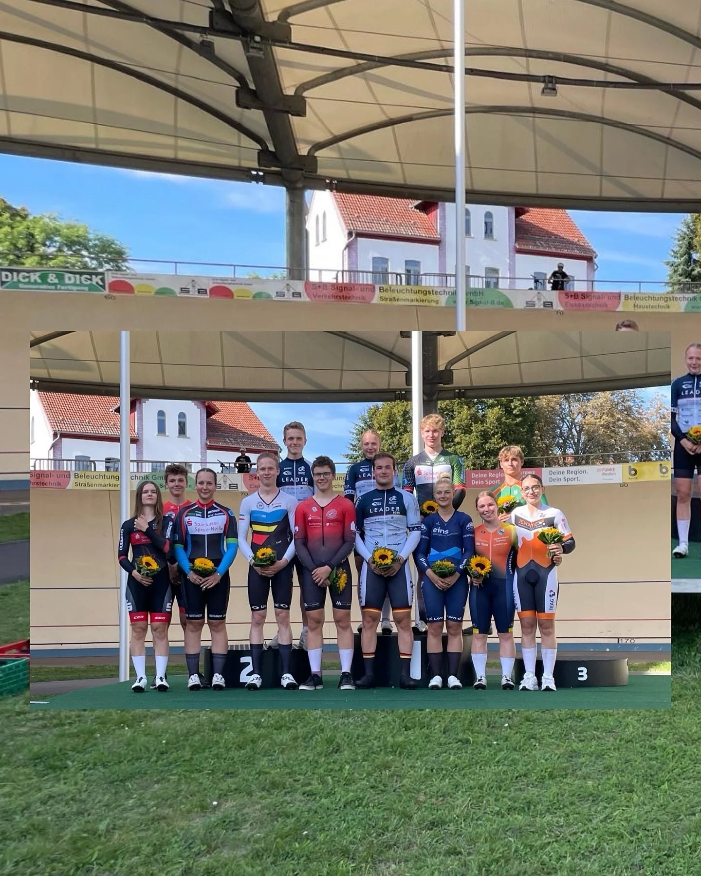 Gänsehautmomente für unsere Nachwuchsfahrer in Erfurt. Am kommenden Wochenende fällt die Entscheidung im letzten Rennen um die entscheidenden Punkte. 🏆✨
#sprintewieemmahinze #bahnradnachwuchsliga 
📸 Steffen Brehme