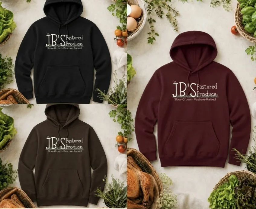 JB's Classic Hoodie - $42
Click the photo to select size/color