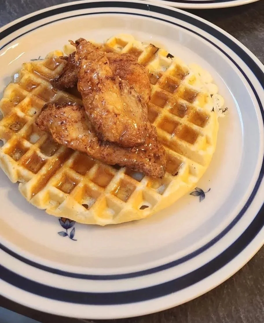 Chicken Fingers and Waffles