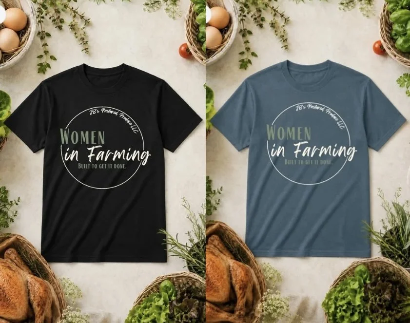 Women in Farming Tee - $22
Click the photo to select size/color