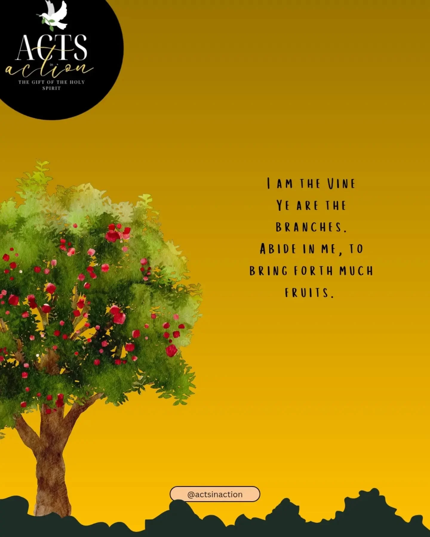 Remain connected to the Vine, for He alone is the source of life. Jesus said, "I am the door; no one comes to the Father except through Me." In a world that often leaves us weary and searching, may you continually abide in His presence.
 It