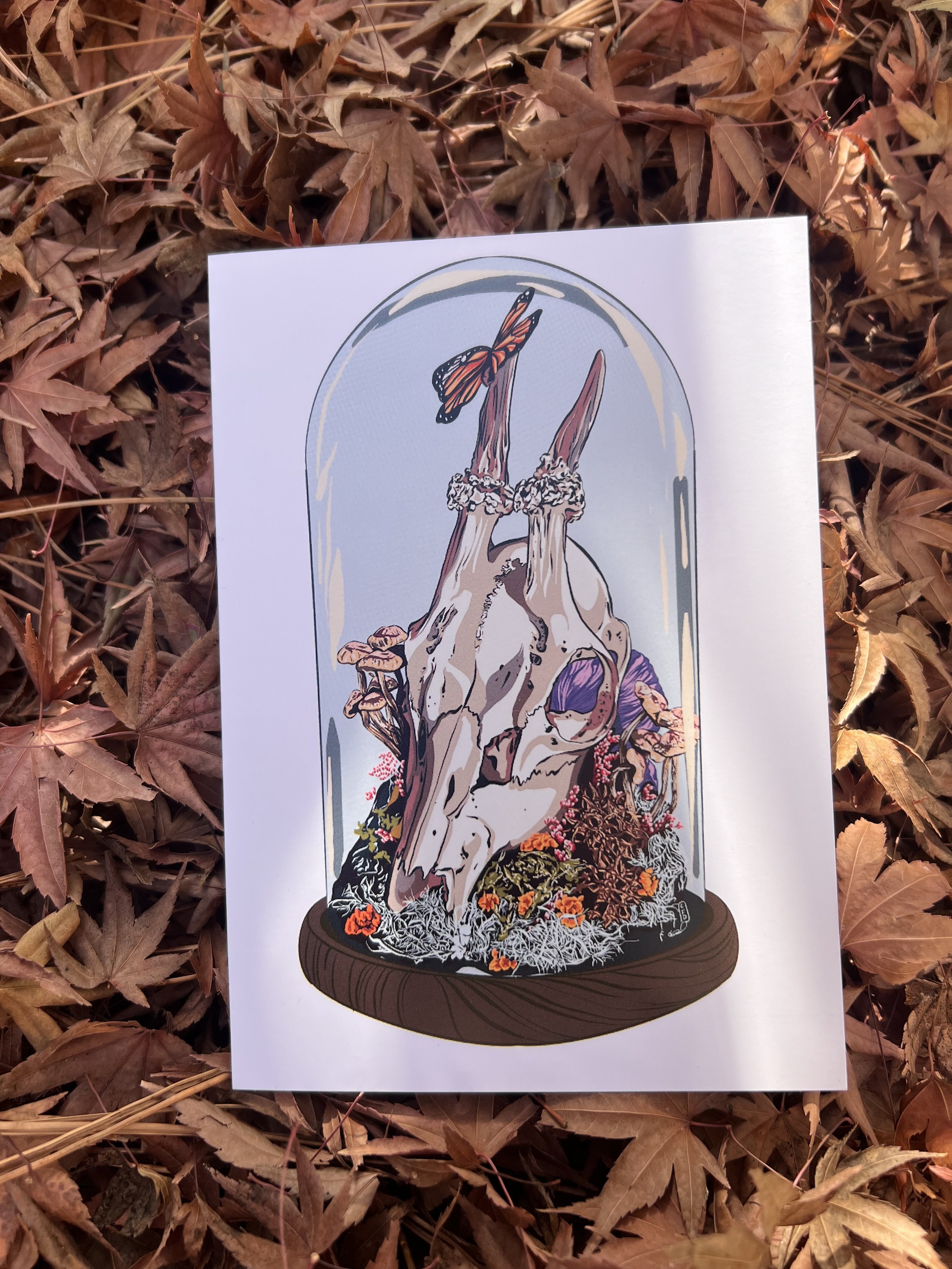 Skull Jar Greeting Card