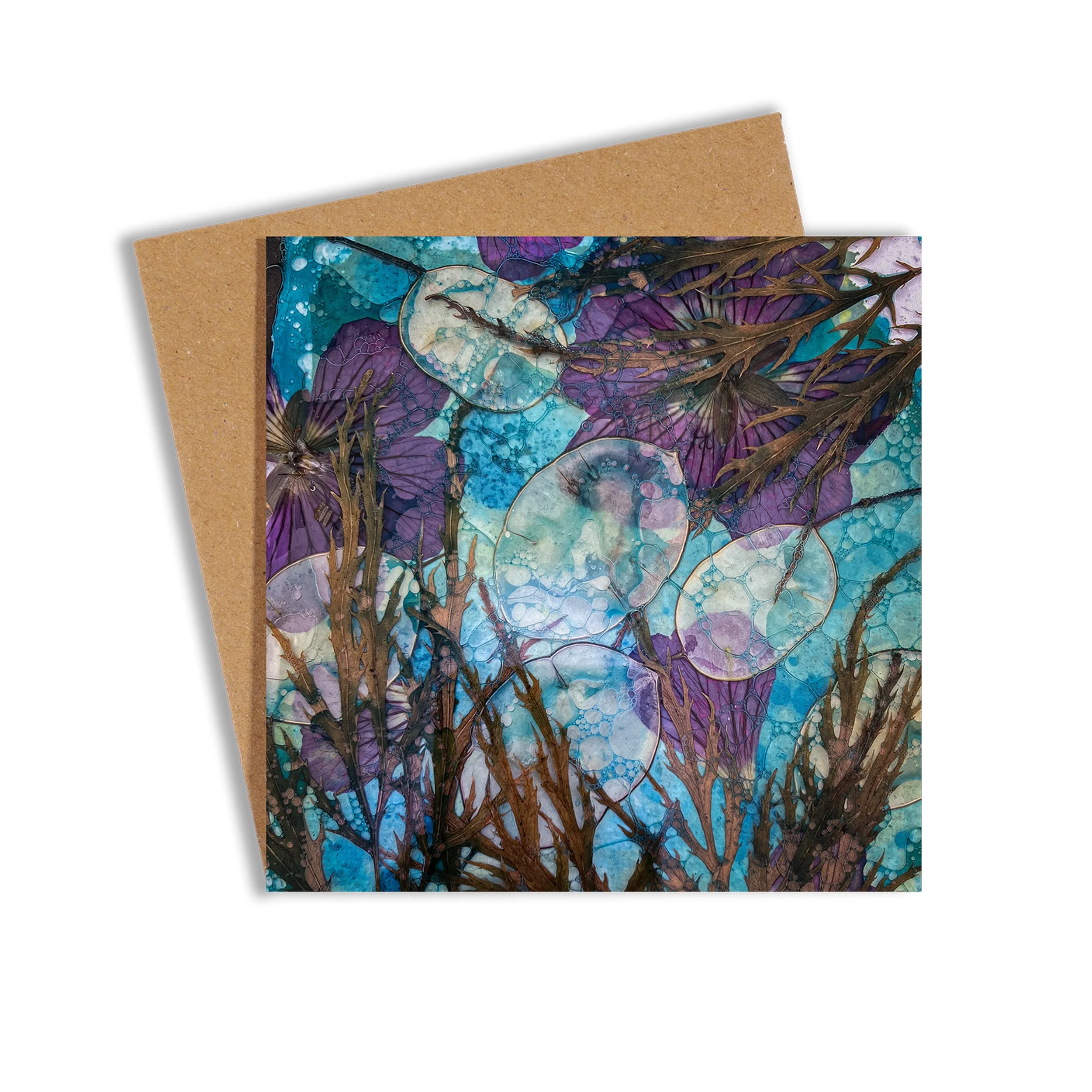 Cranesbill greeting card
