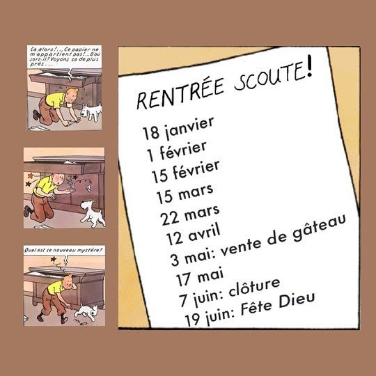 Bonjour &agrave; toutes et &agrave; tous,

Voici les dates du semestre &agrave; venir ! 
Vous pouvez &eacute;galement les retrouver sur notre site, qui fait son grand retour, comme le tr&eacute;sor bien cach&eacute; de Rackham le Rouge ! 🧐
Voici le 