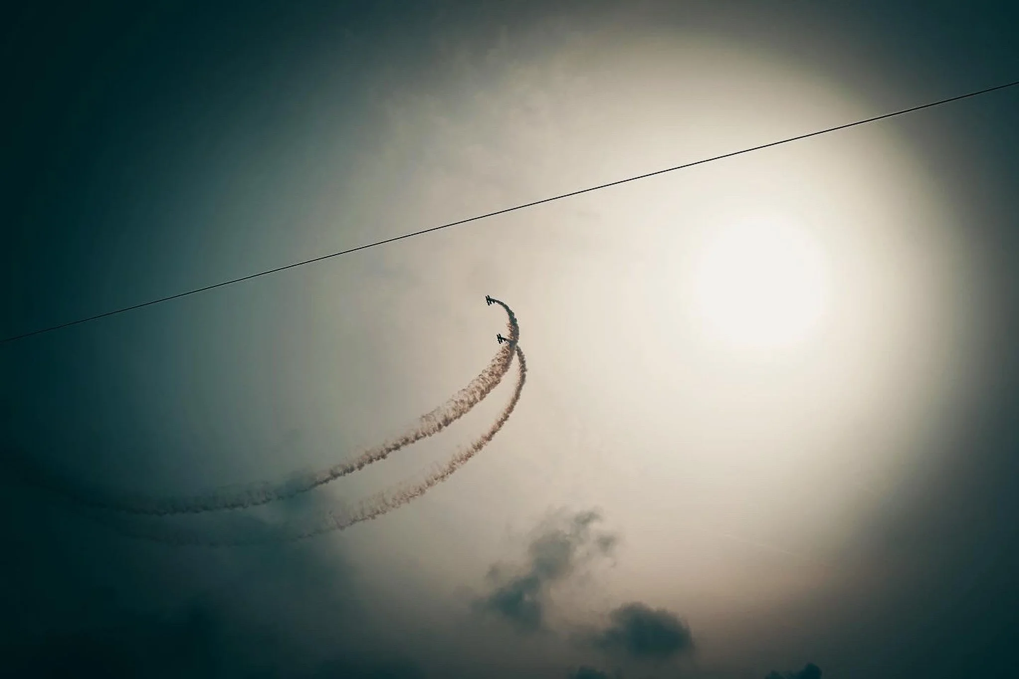 Plane photography in Bournemouth Air Festival.