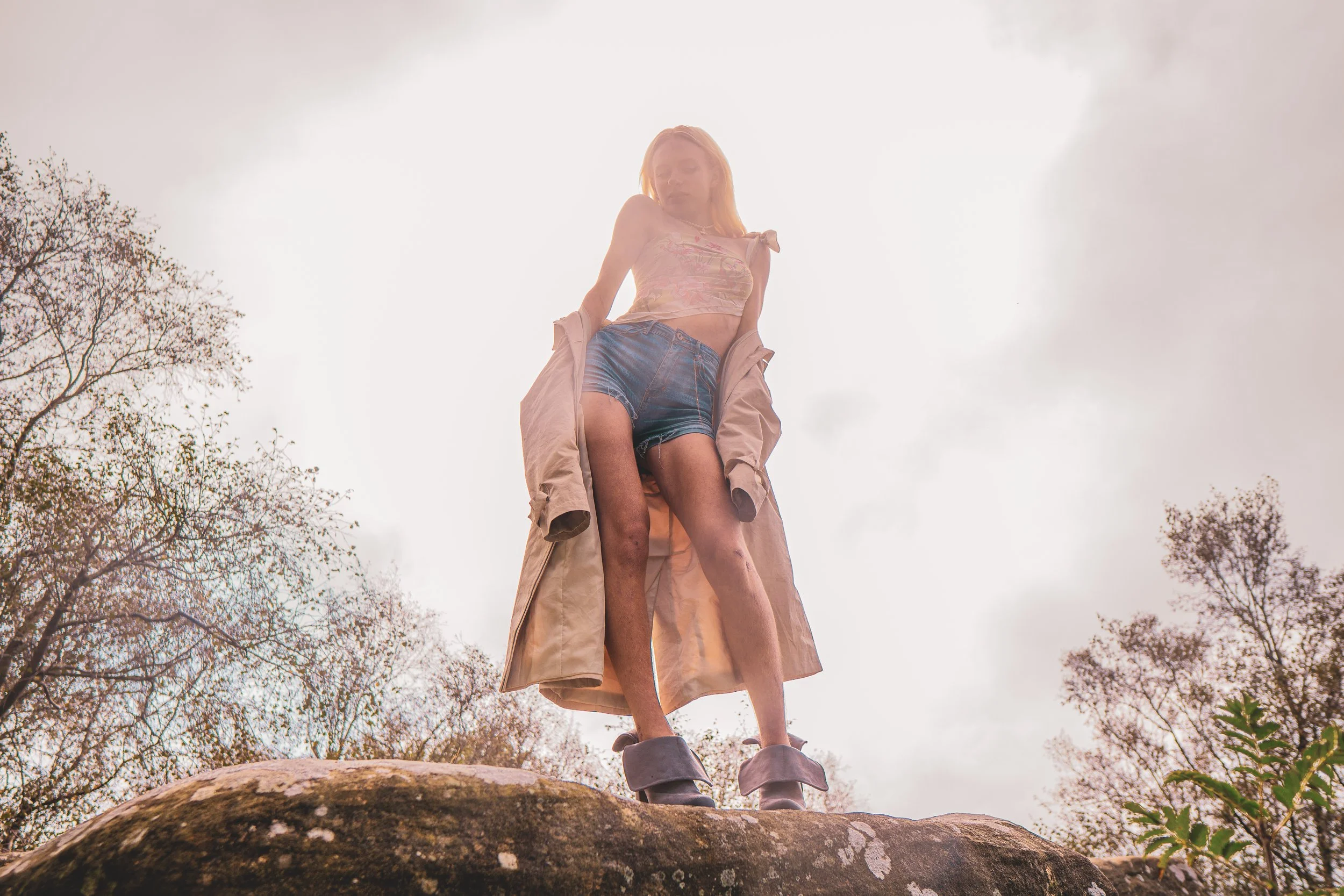 portrait photography in Brimham Rocks, Harrogate