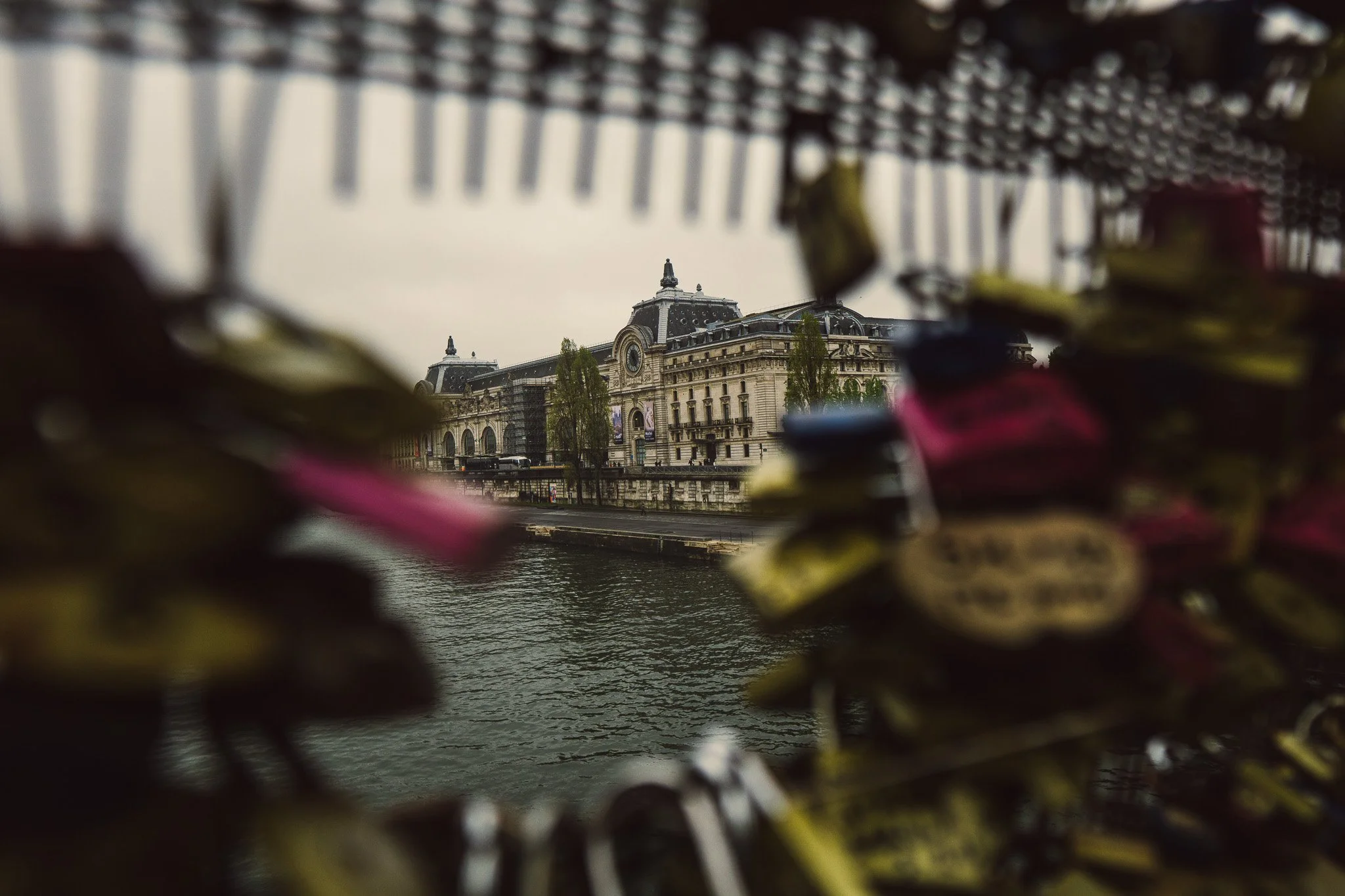 photography in Pont des Arts, Paris, France