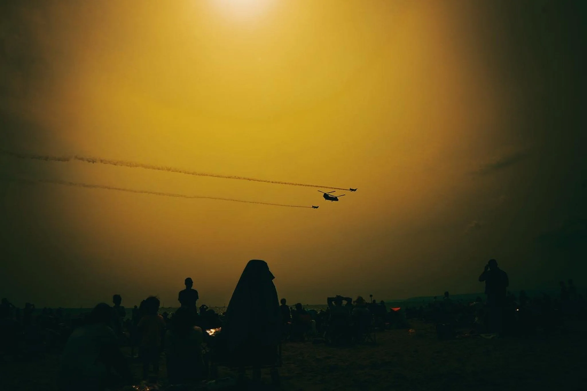 Plane photography in Bournemouth Air Festival.