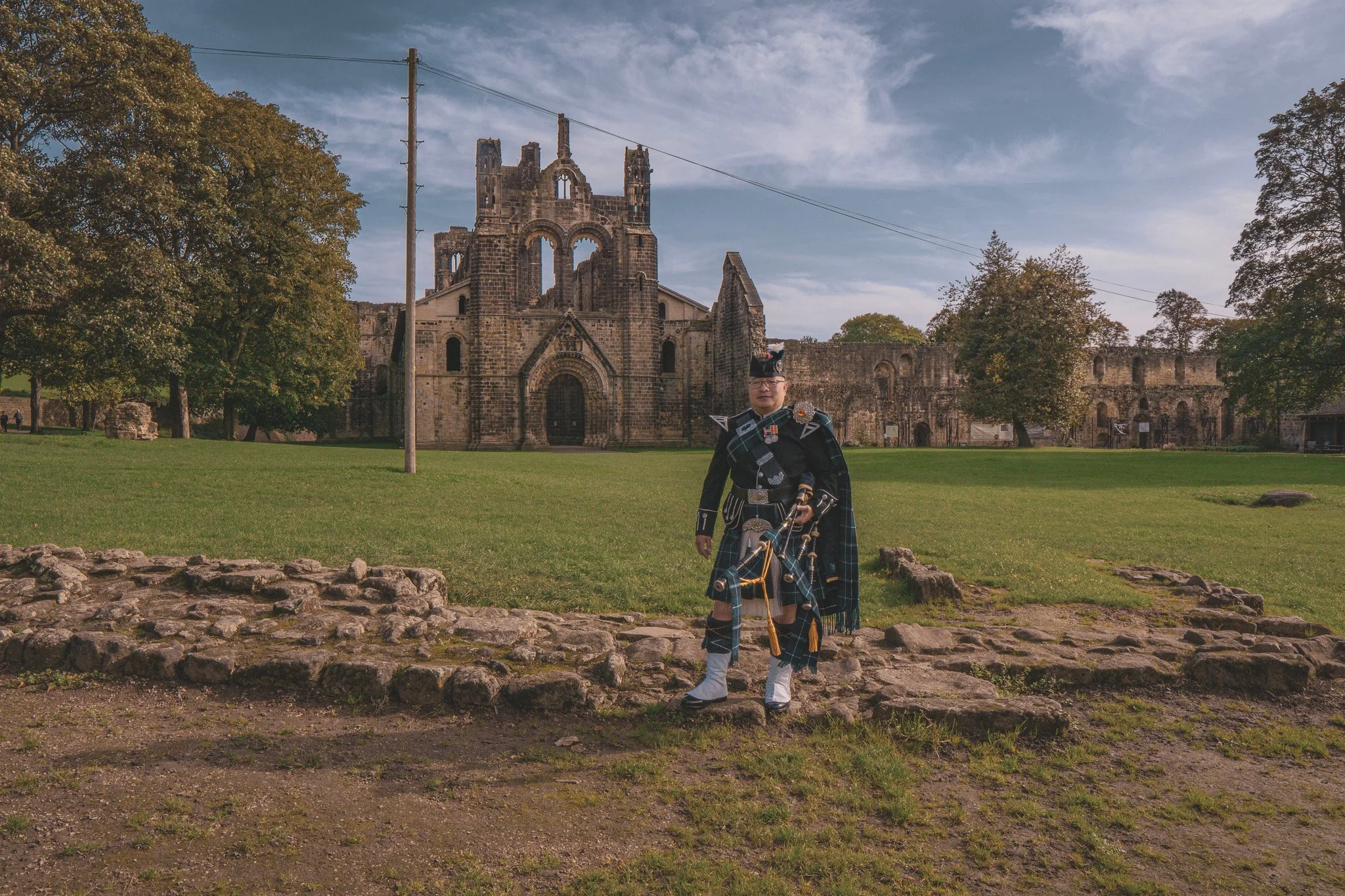 portrait photography in Kirkstall Abbey, Leeds