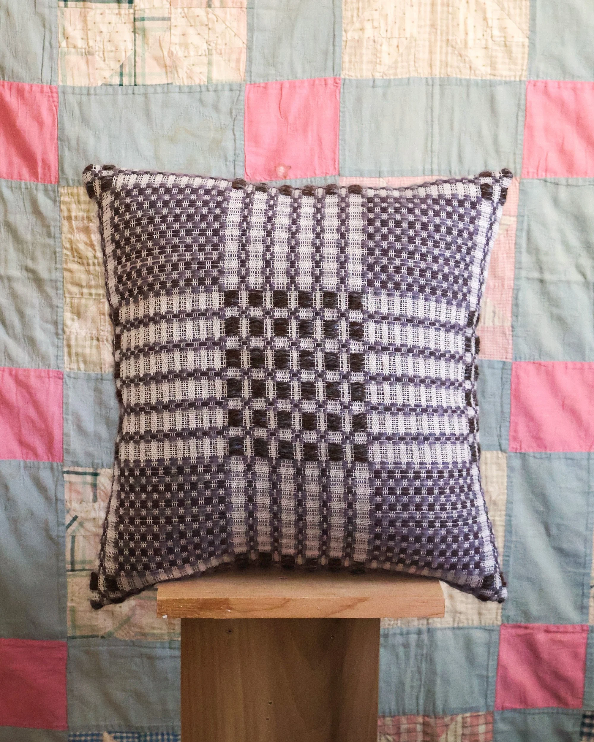 Overshot Pillow - Fossil